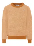 TRUSSARDI JUNIOR crew-neck sweater - Orange