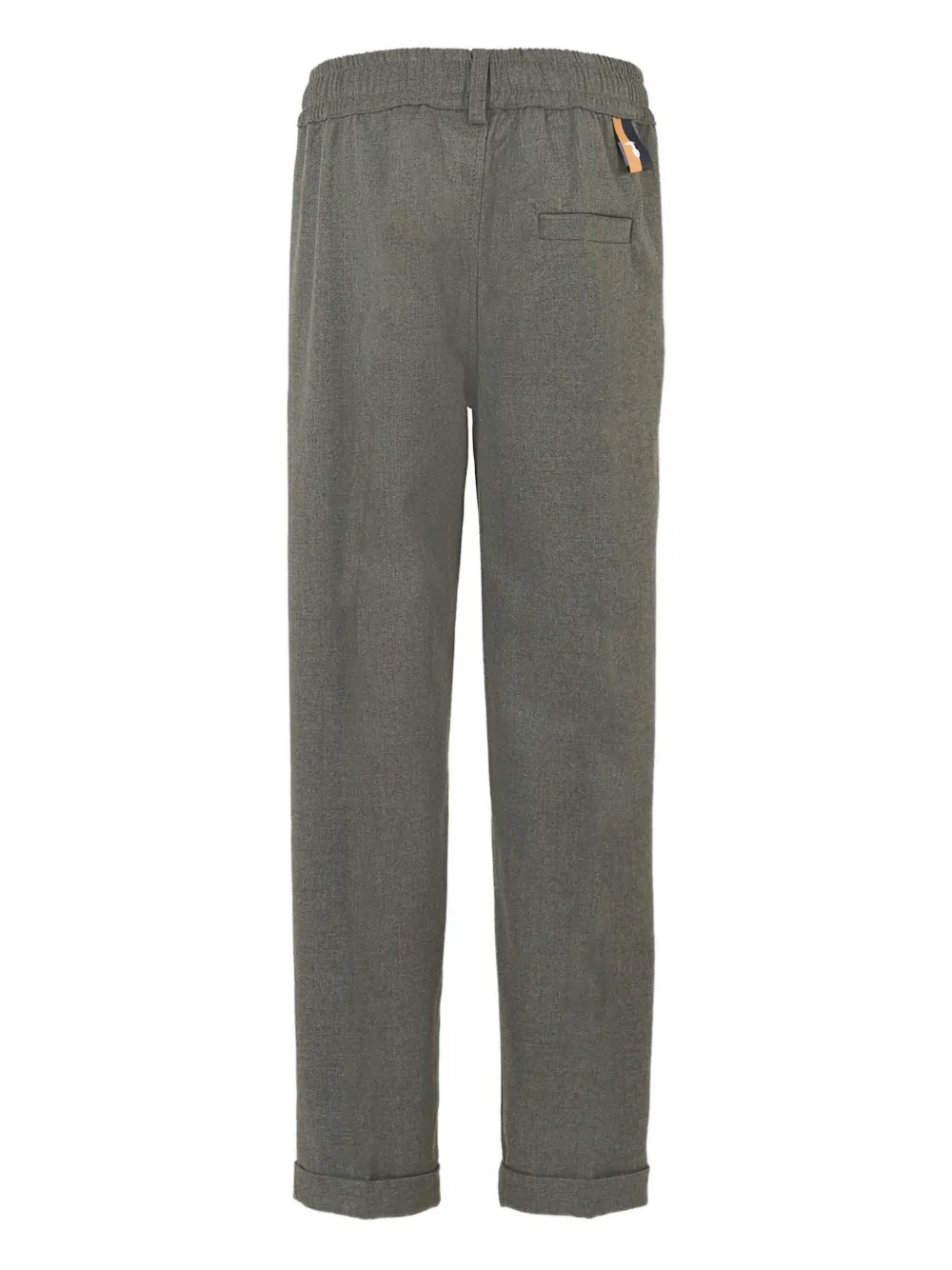 TRUSSARDI JUNIOR Chino met elastische taille en omgeslagen pijpen Grijs
