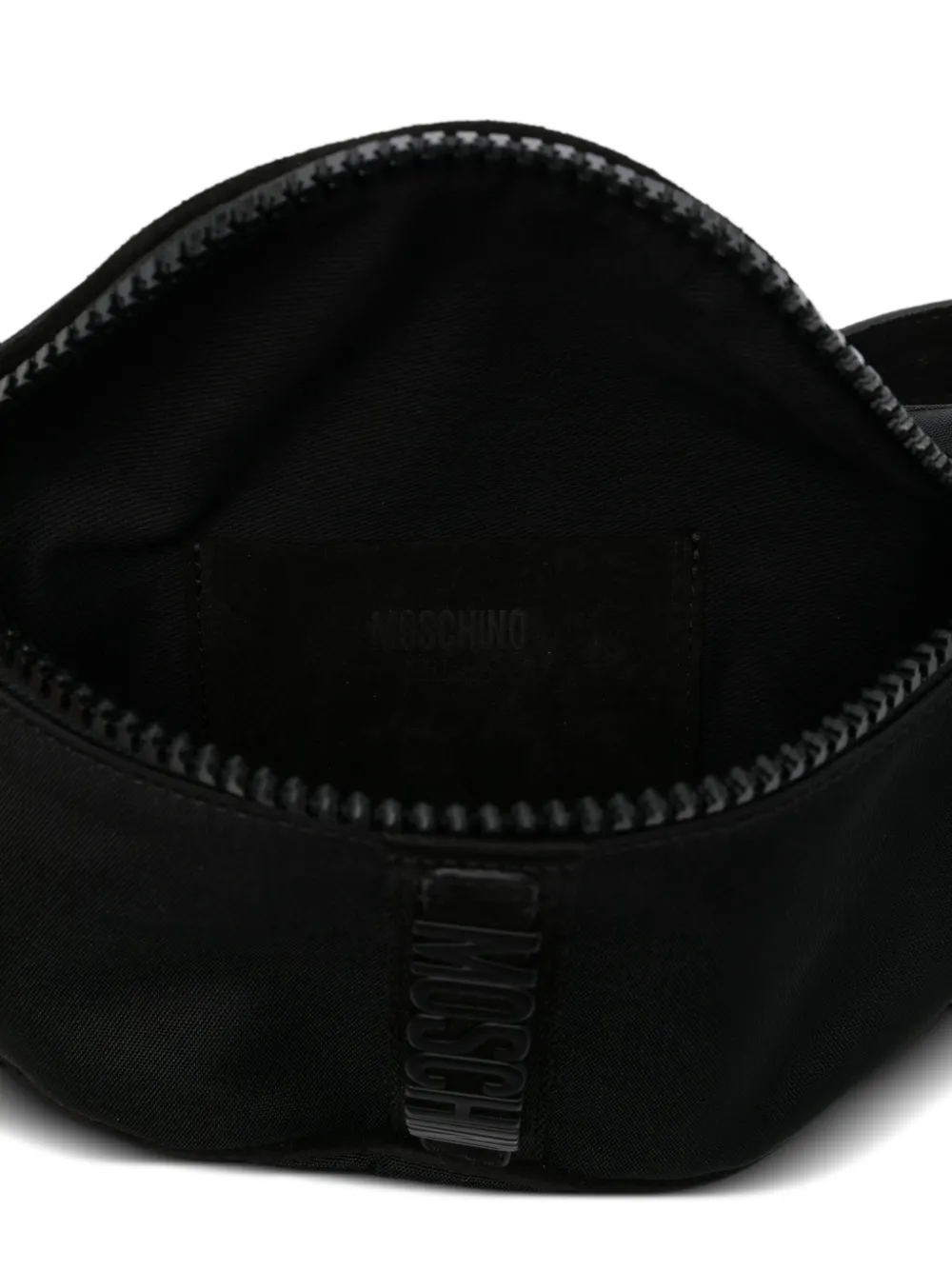 Moschino Heuptas met logo Zwart