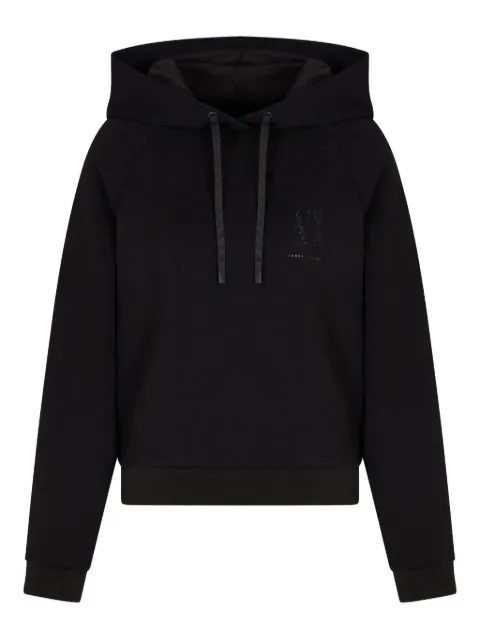 Armani Exchange logo-print hoodie