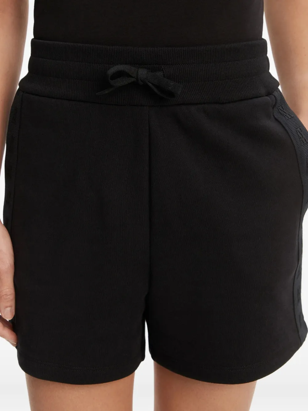 Armani Exchange Drawstring Shorts In Black