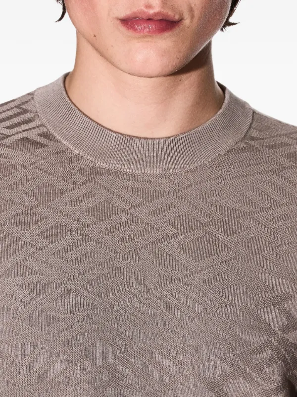 Armani Exchange ジオメトリックパターン セーター | ニュートラル 