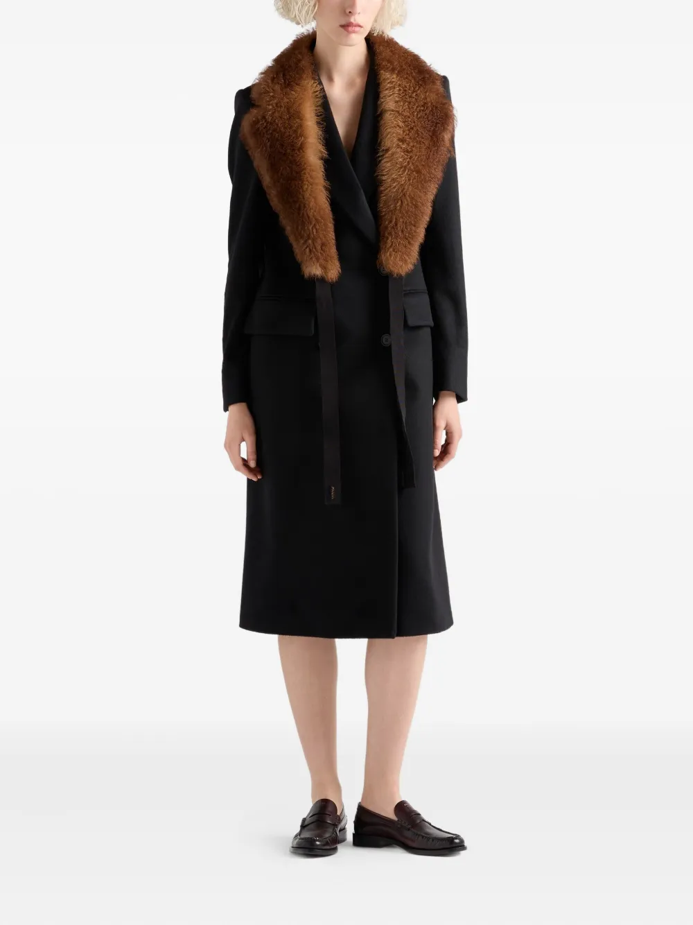 Prada peak-lapels coat | Double Breasted & Peacoats | Image 2