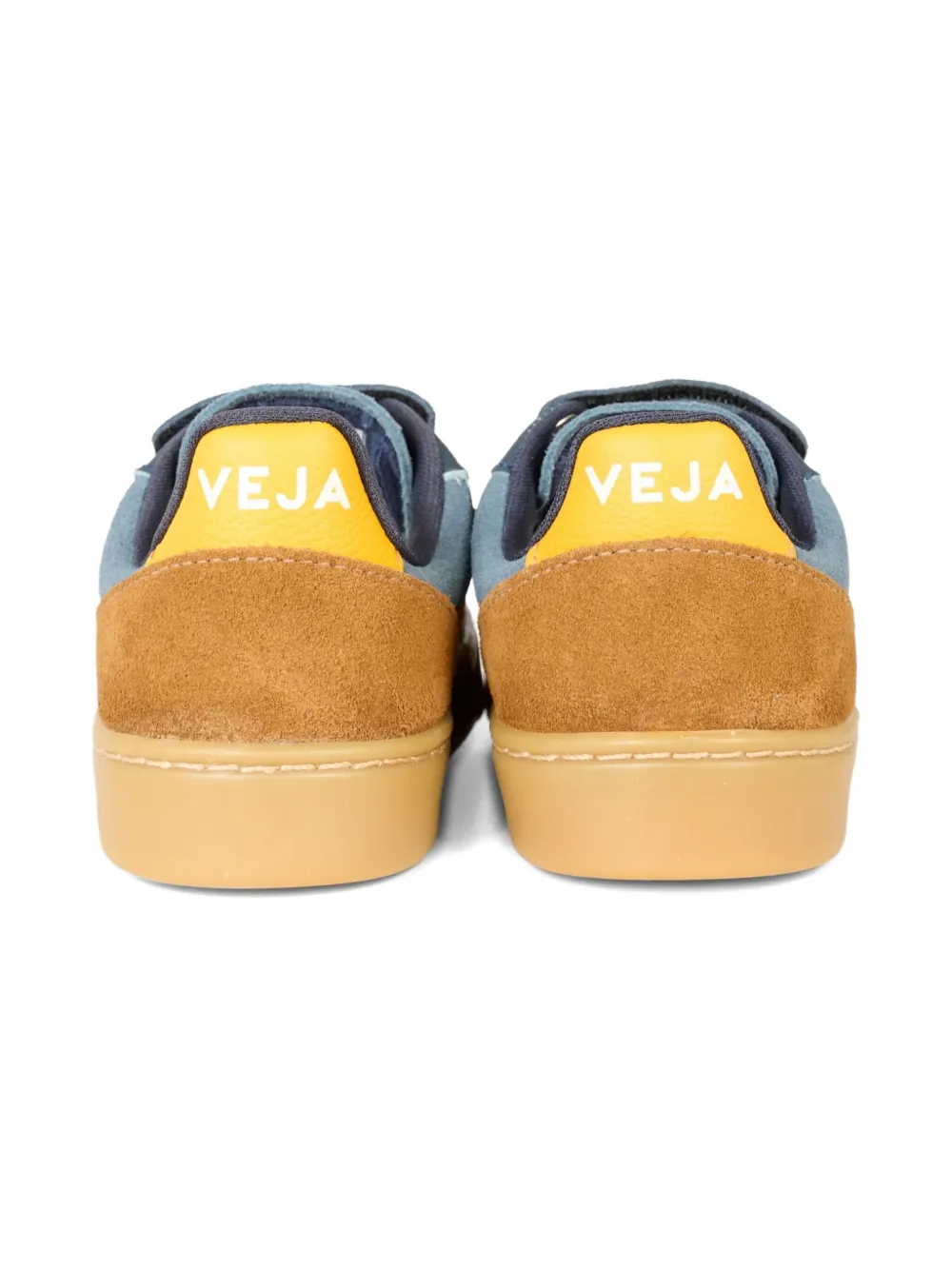 VEJA Kids V-10 leather sneakers Blue