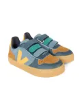 VEJA Kids V-10 leather sneakers - Blue