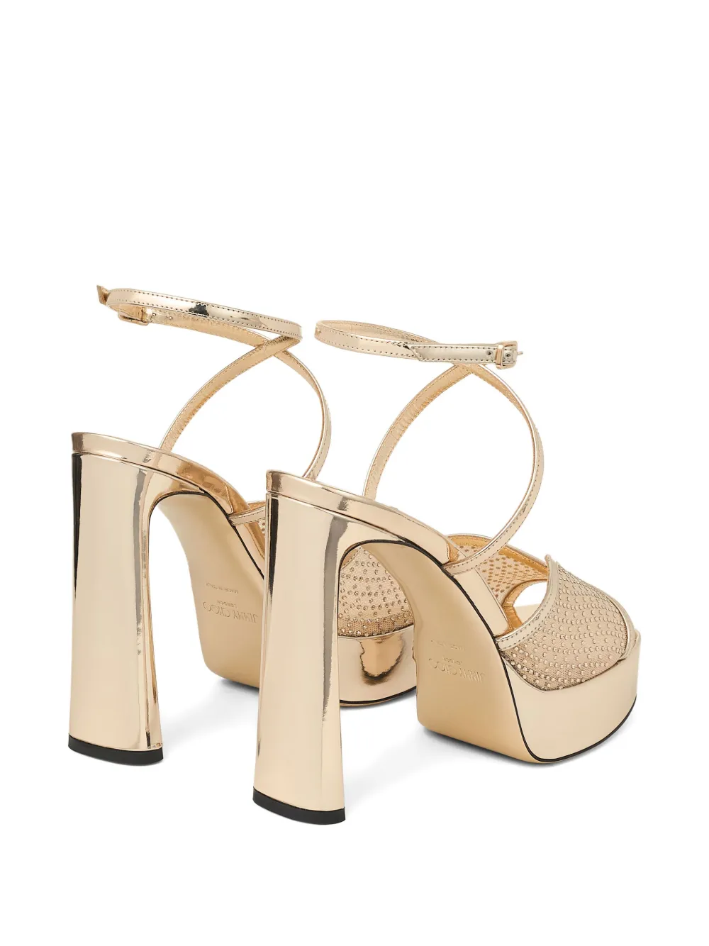 Jimmy Choo 125 mm Karli sandalen met plateauzool Geel