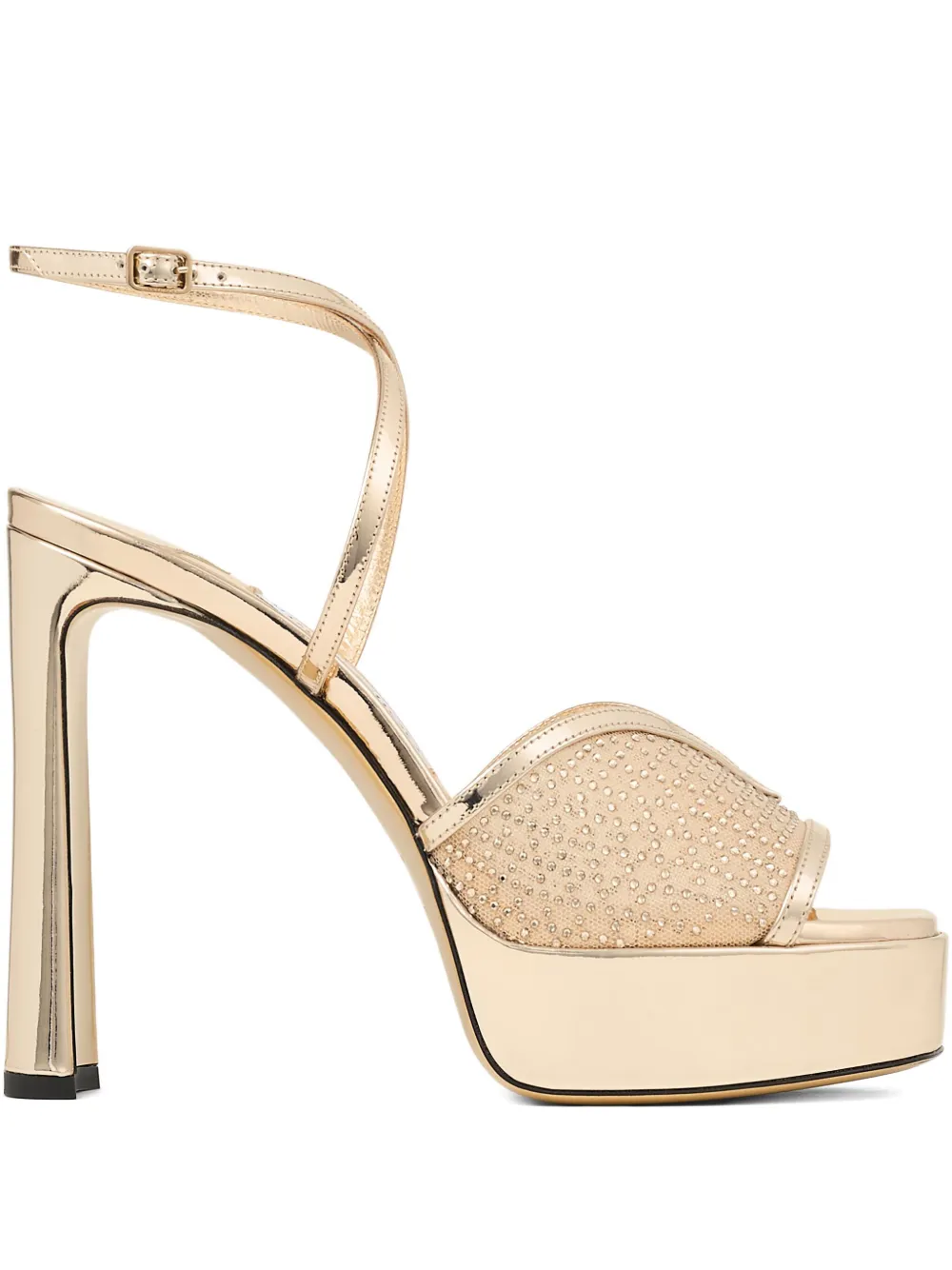 Jimmy Choo 125 mm Karli sandalen met plateauzool Geel