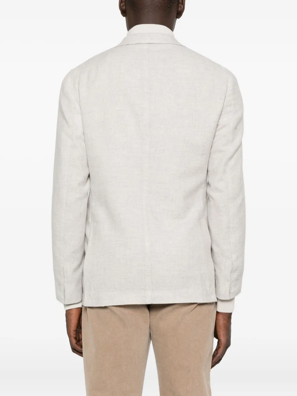 Eleventy Blazer met zak en drie knopen Grijs