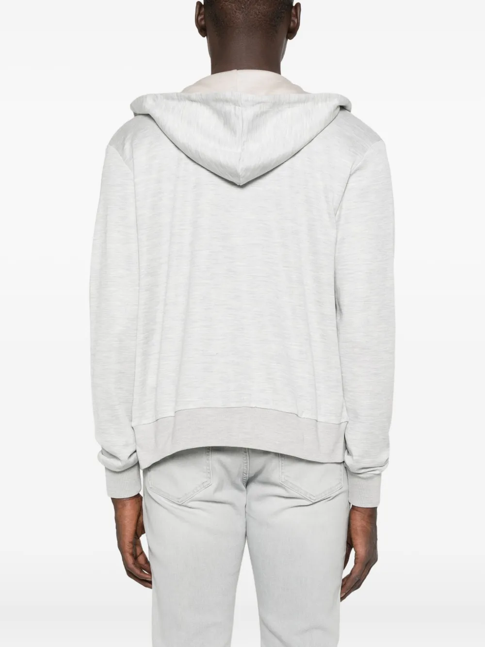 Eleventy Hoodie met rits Grijs