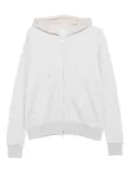 Eleventy zip-up hoodie - Grey