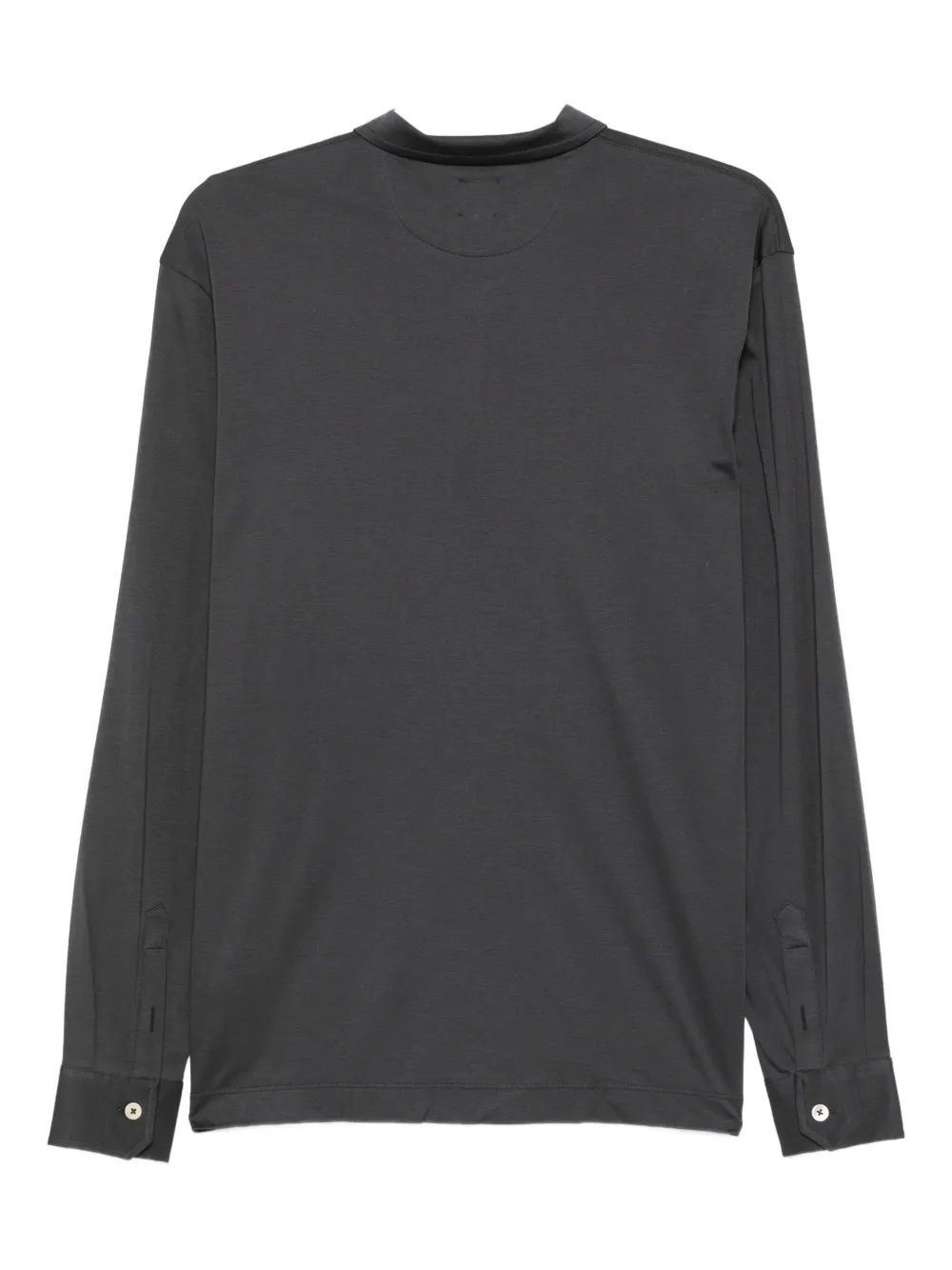 Eleventy Poloshirt met lange mouwen - Grijs