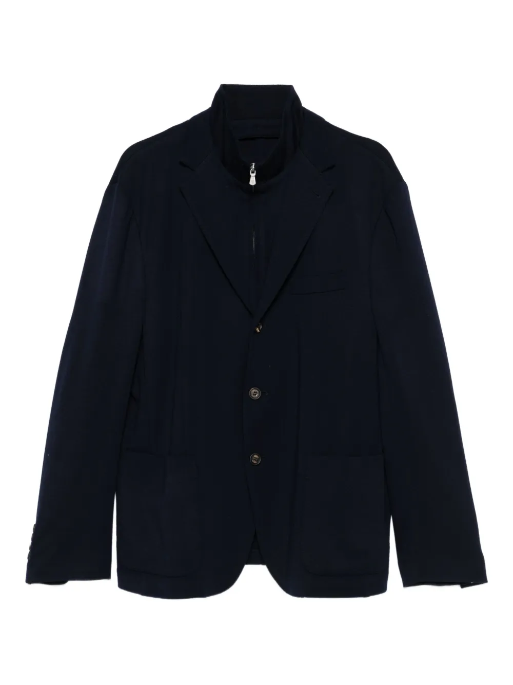 Eleventy three-button wool jacket | Blue | Image 1