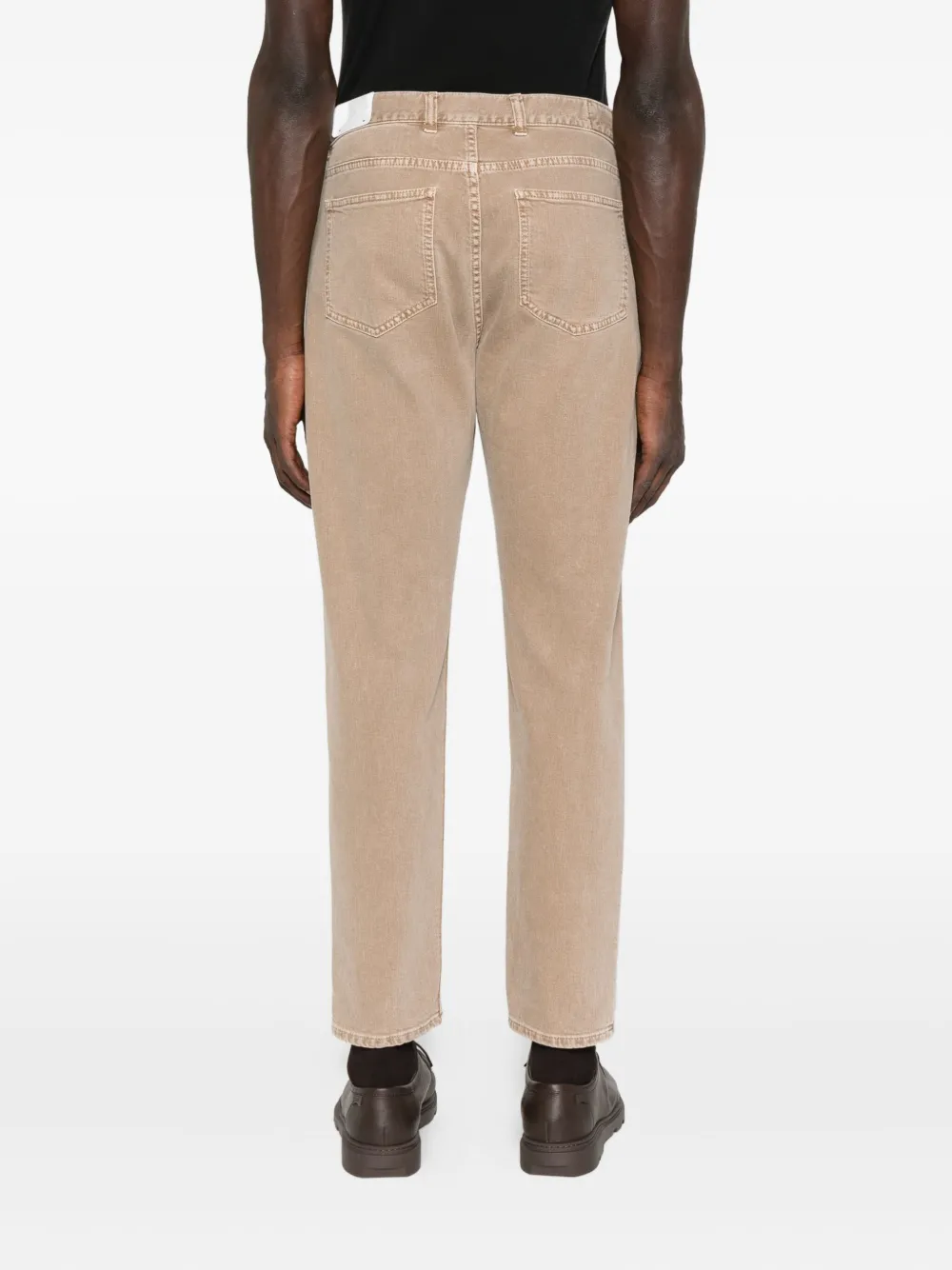 Eleventy Five-pockets Jeans In Brown