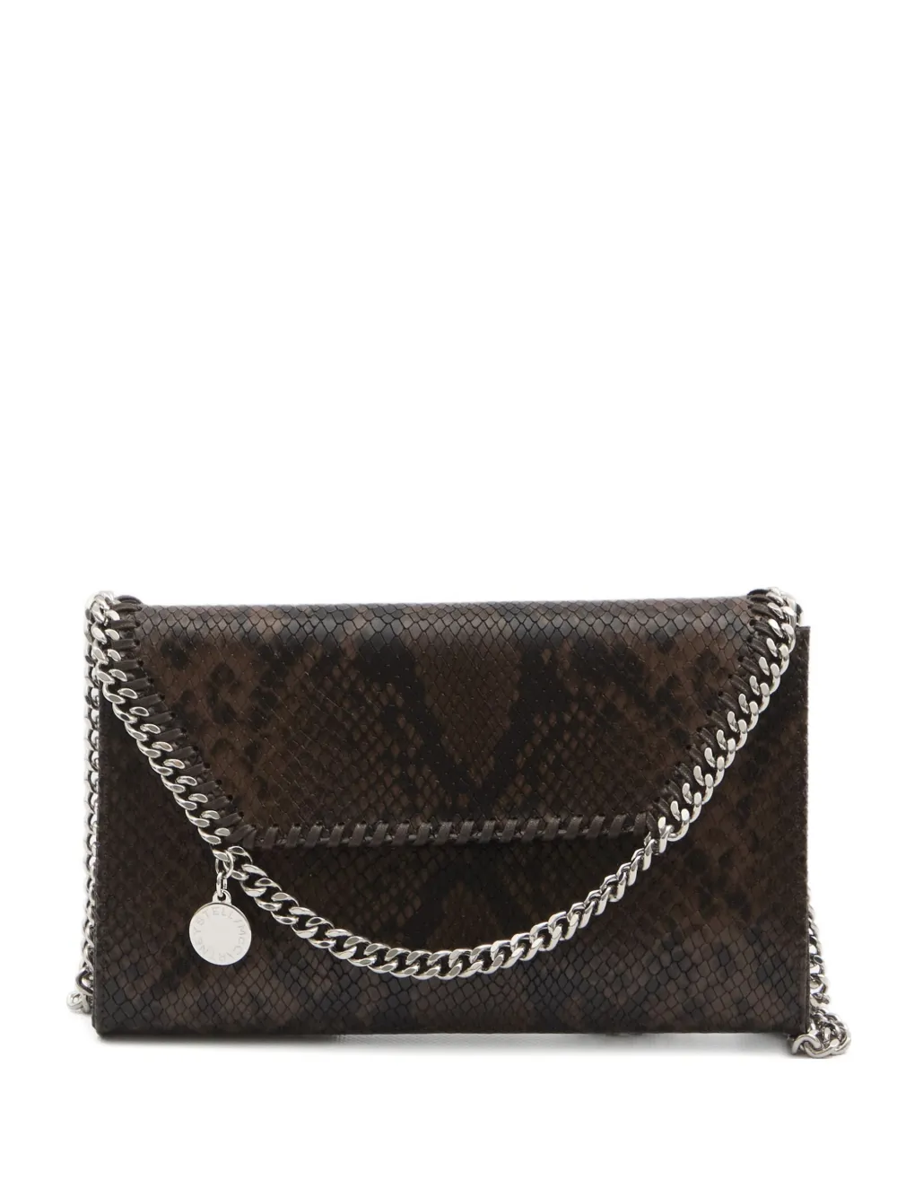 Stella McCartney snakeskin chain shoulder bag Bruin