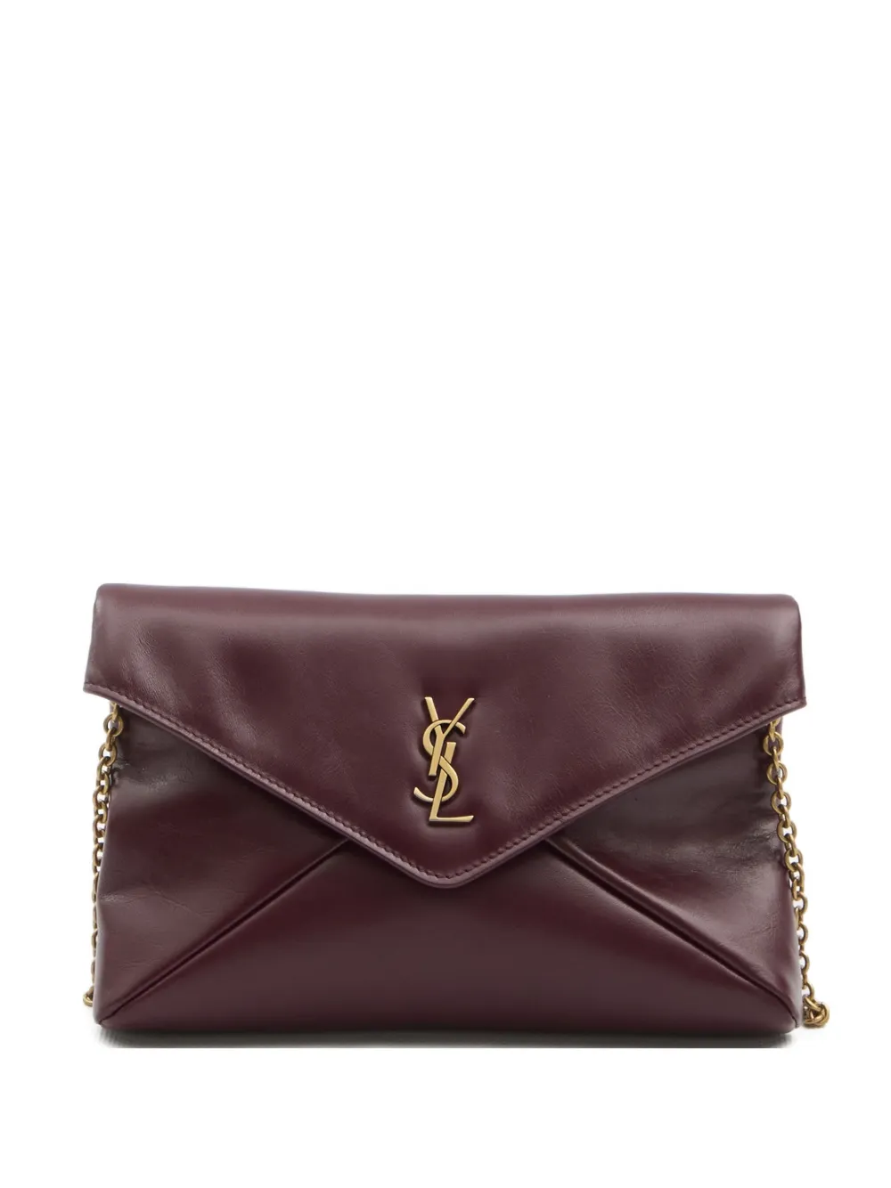 Saint Laurent Cassandre schoudertas met omslag Rood