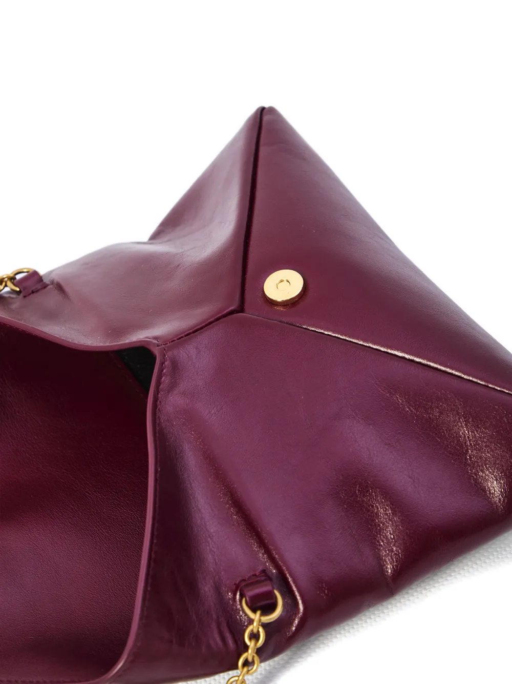 Saint Laurent Cassandre schoudertas met omslag Rood
