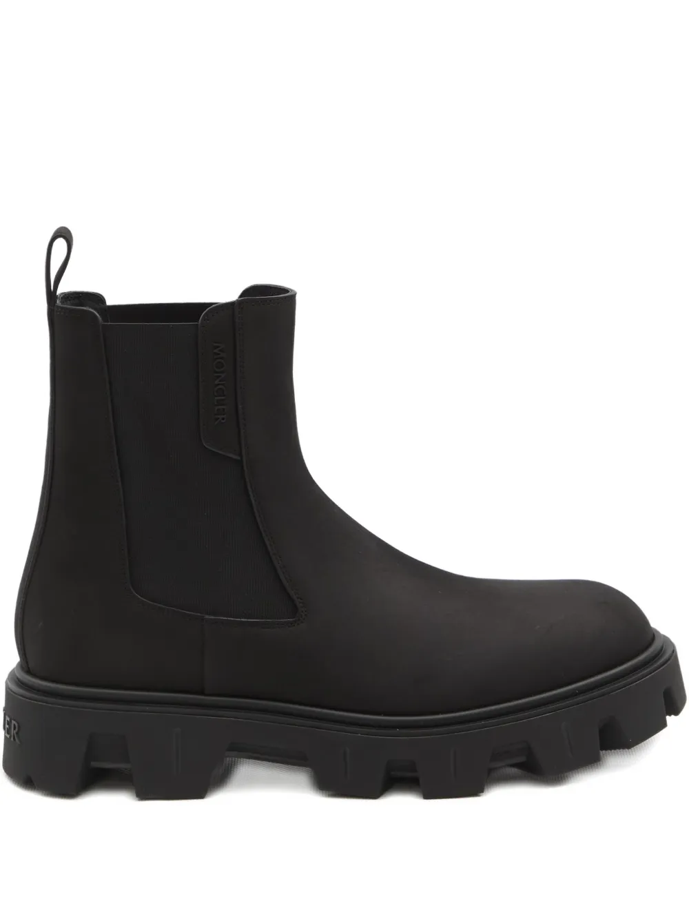 Moncler Chelsea Peak City elastic-insert boots Black
