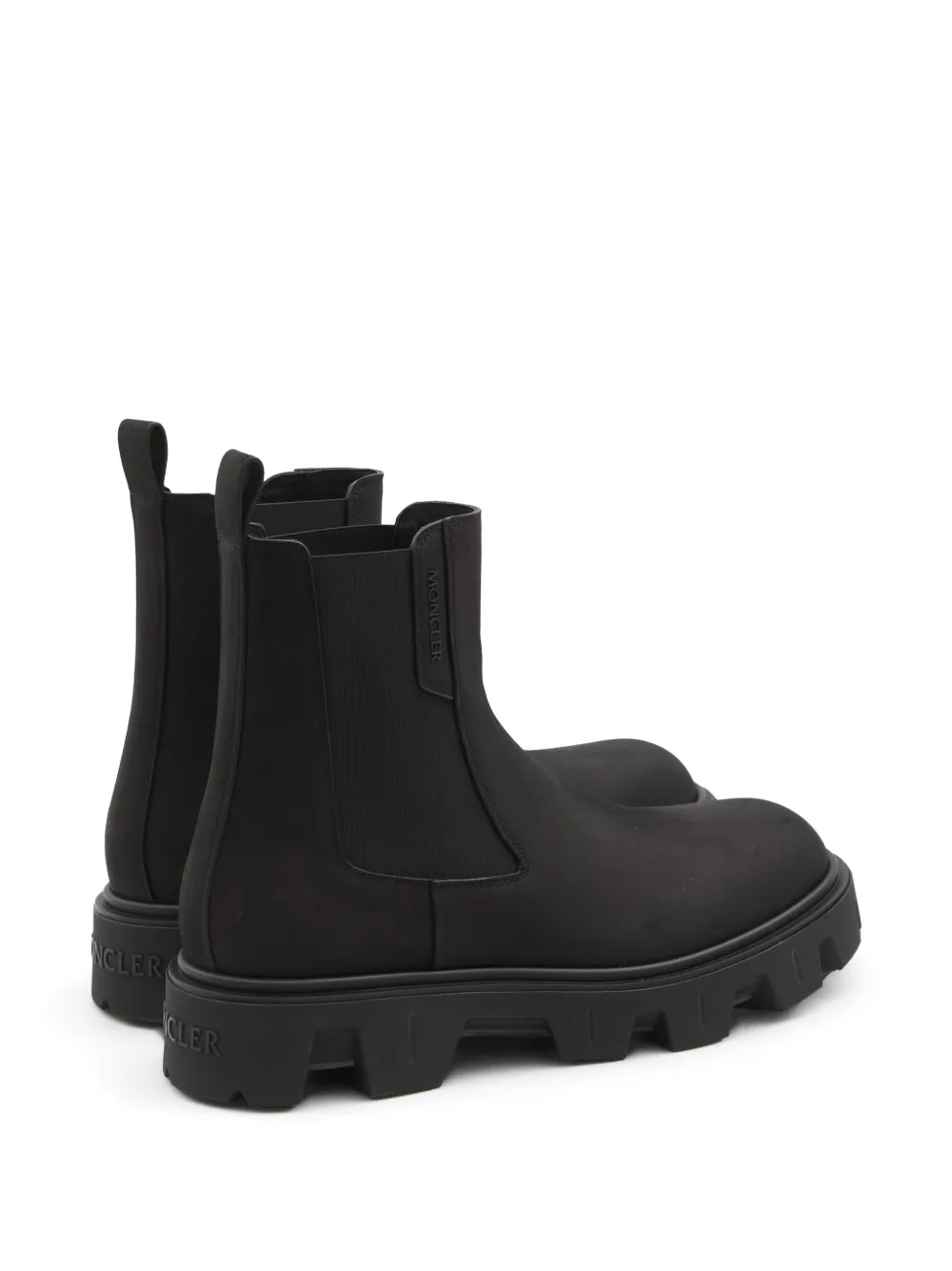 Moncler Chelsea Peak City elastic-insert boots Black