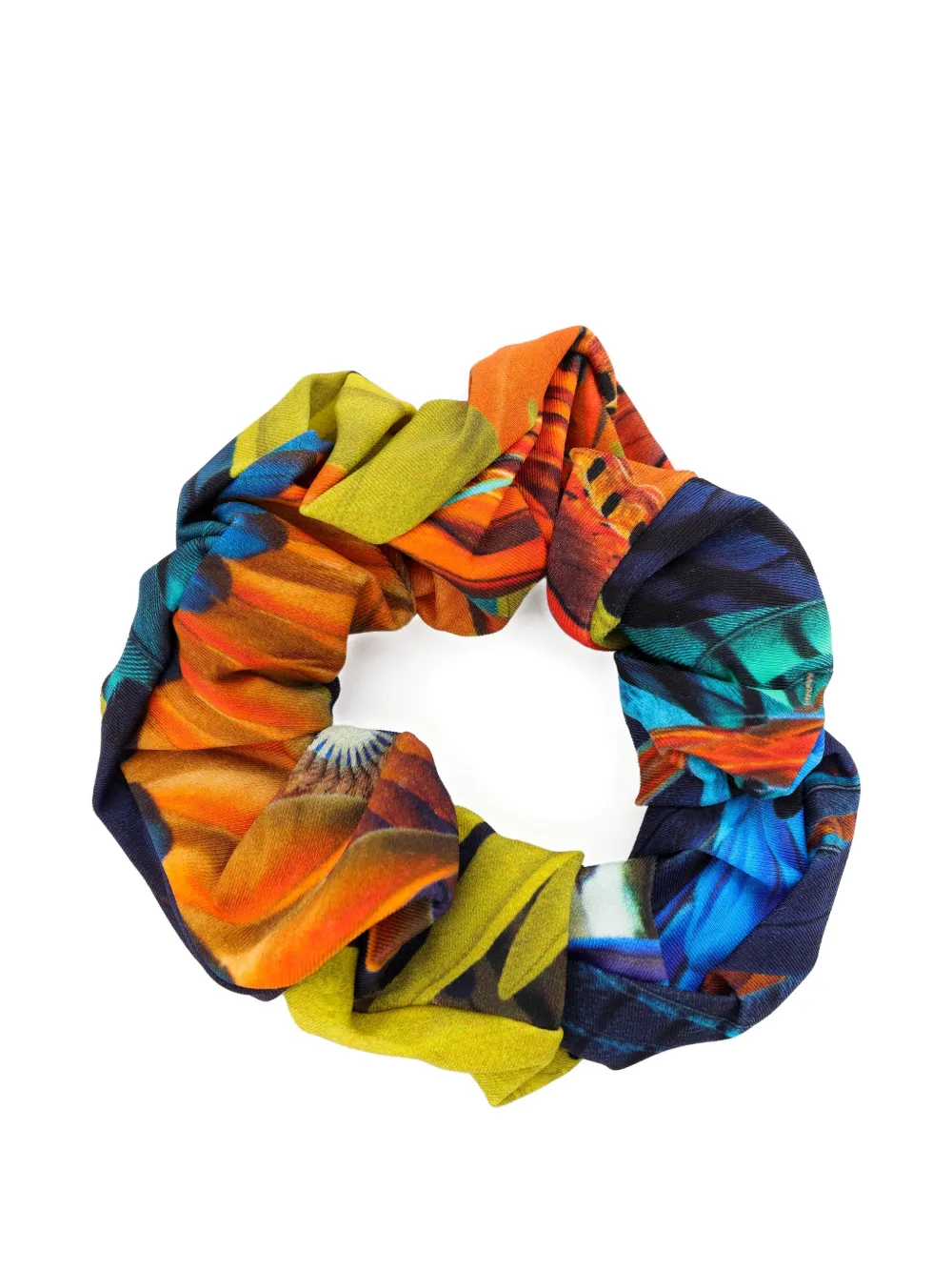 Lygia & Nanny Scrunchie met bloemenprint Blauw
