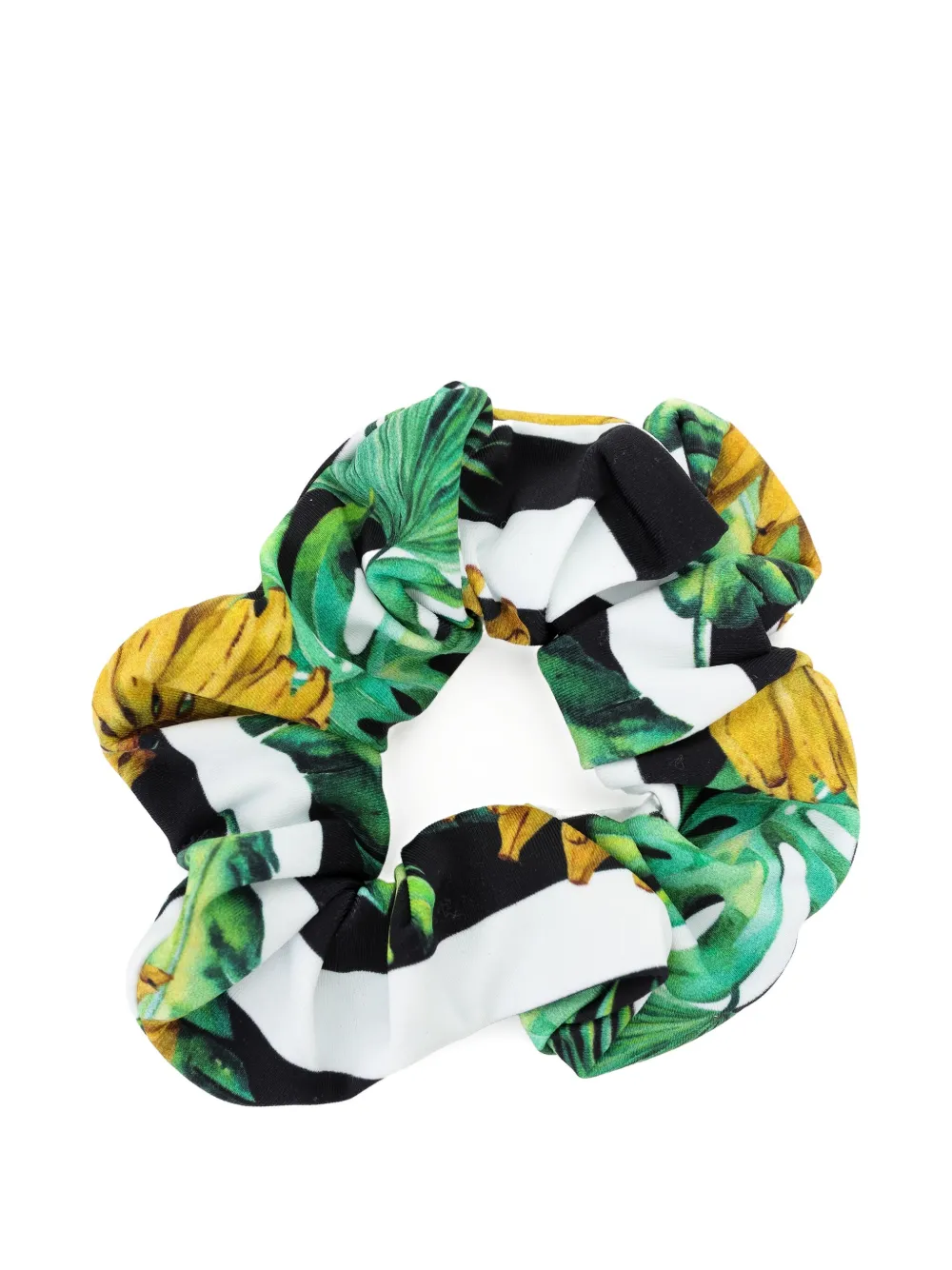 Lygia & Nanny Lola Tropical-print Scrunchie In Green