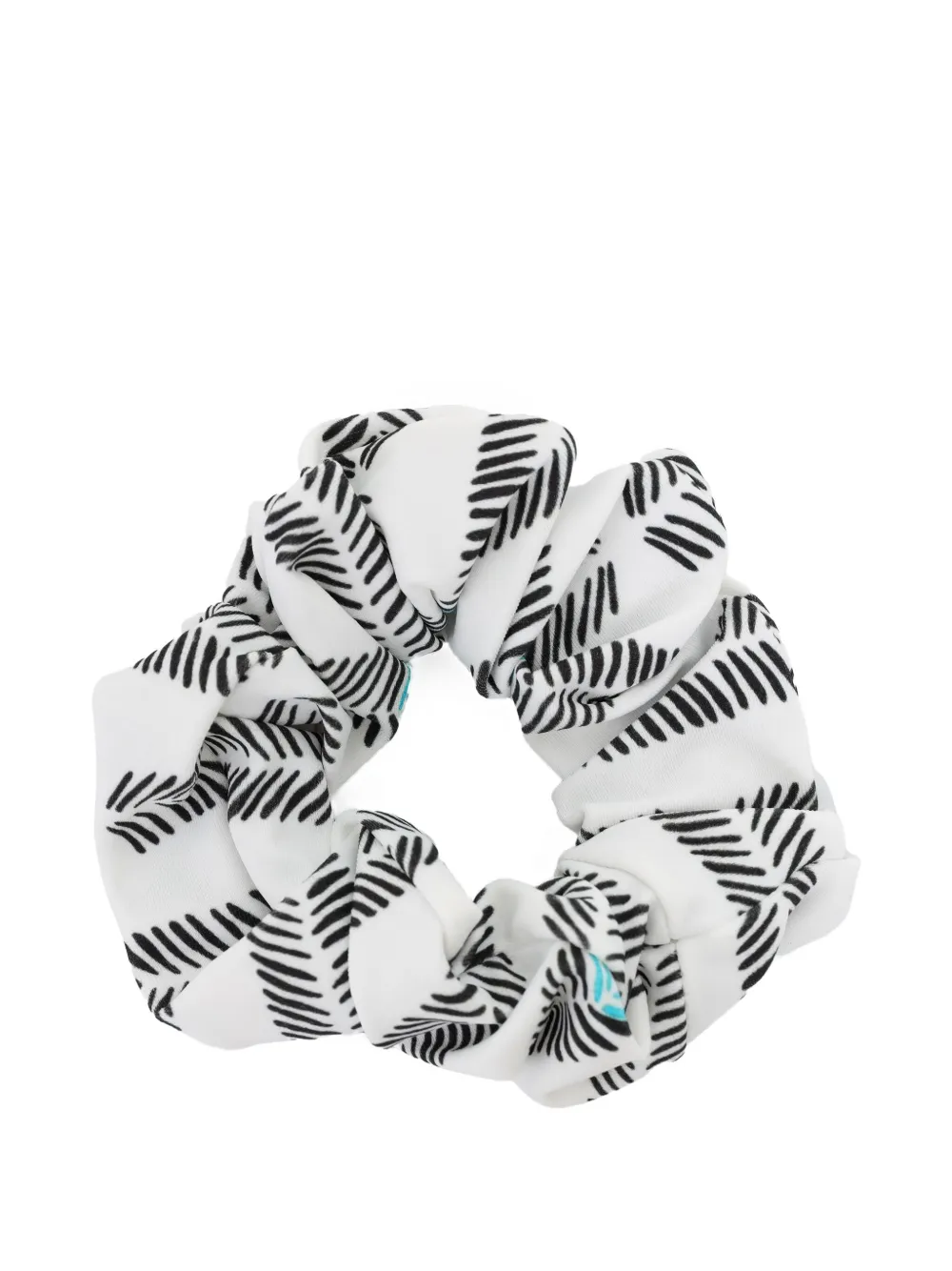 Lygia & Nanny Patterned Scrunchie In White