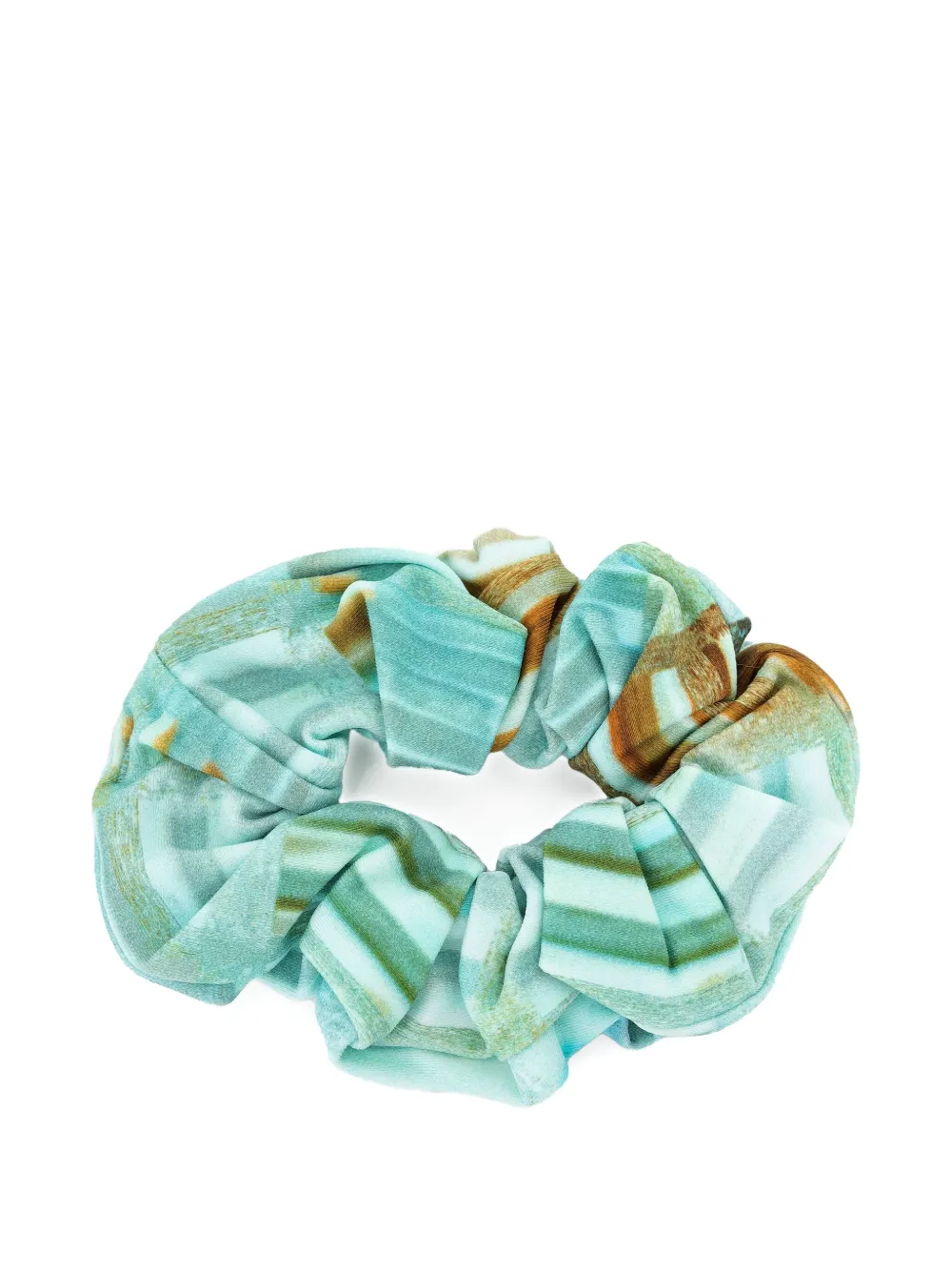 Lygia & Nanny Gestreepte scrunchie Blauw