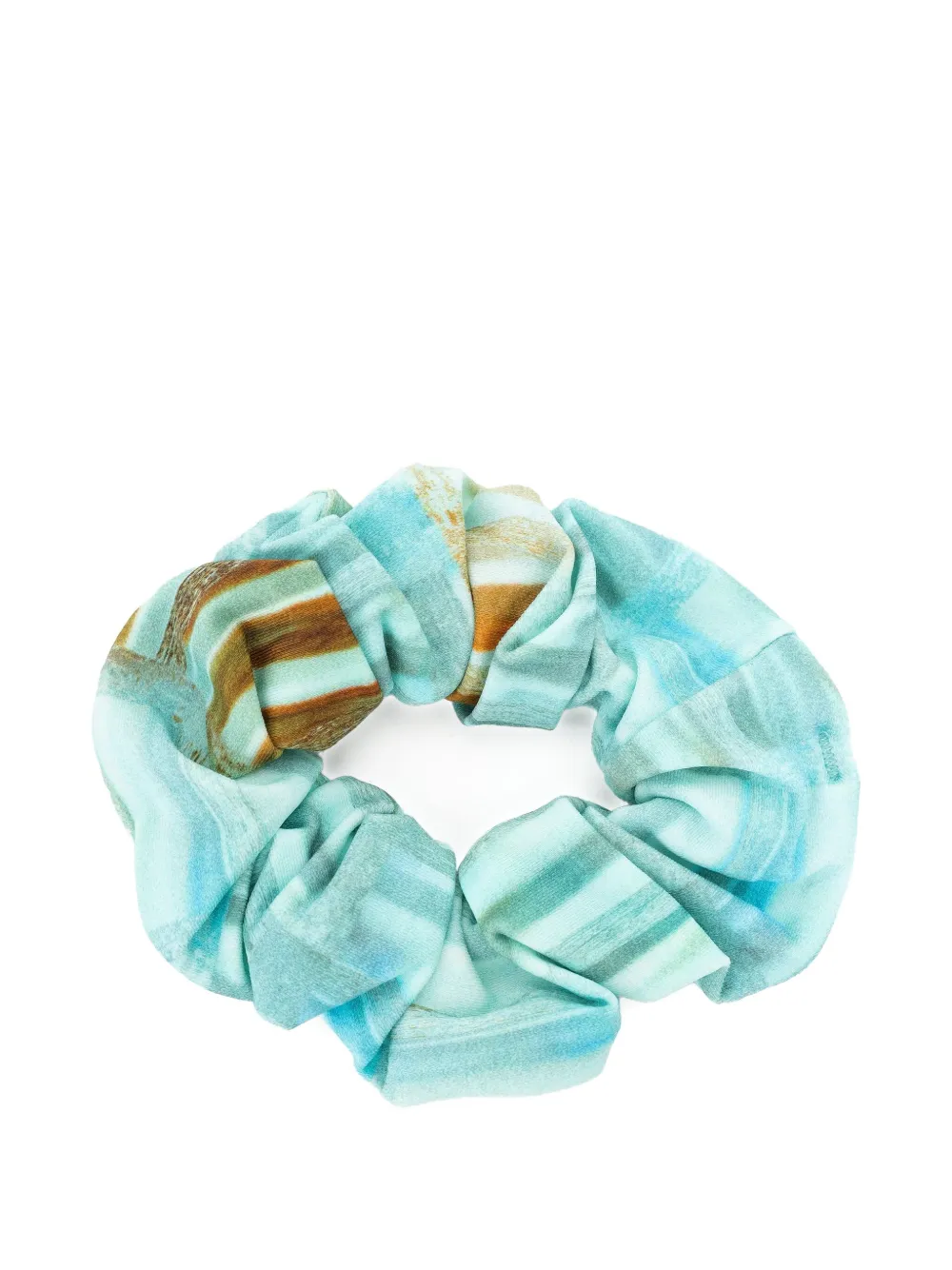 Lygia & Nanny Gestreepte scrunchie Blauw