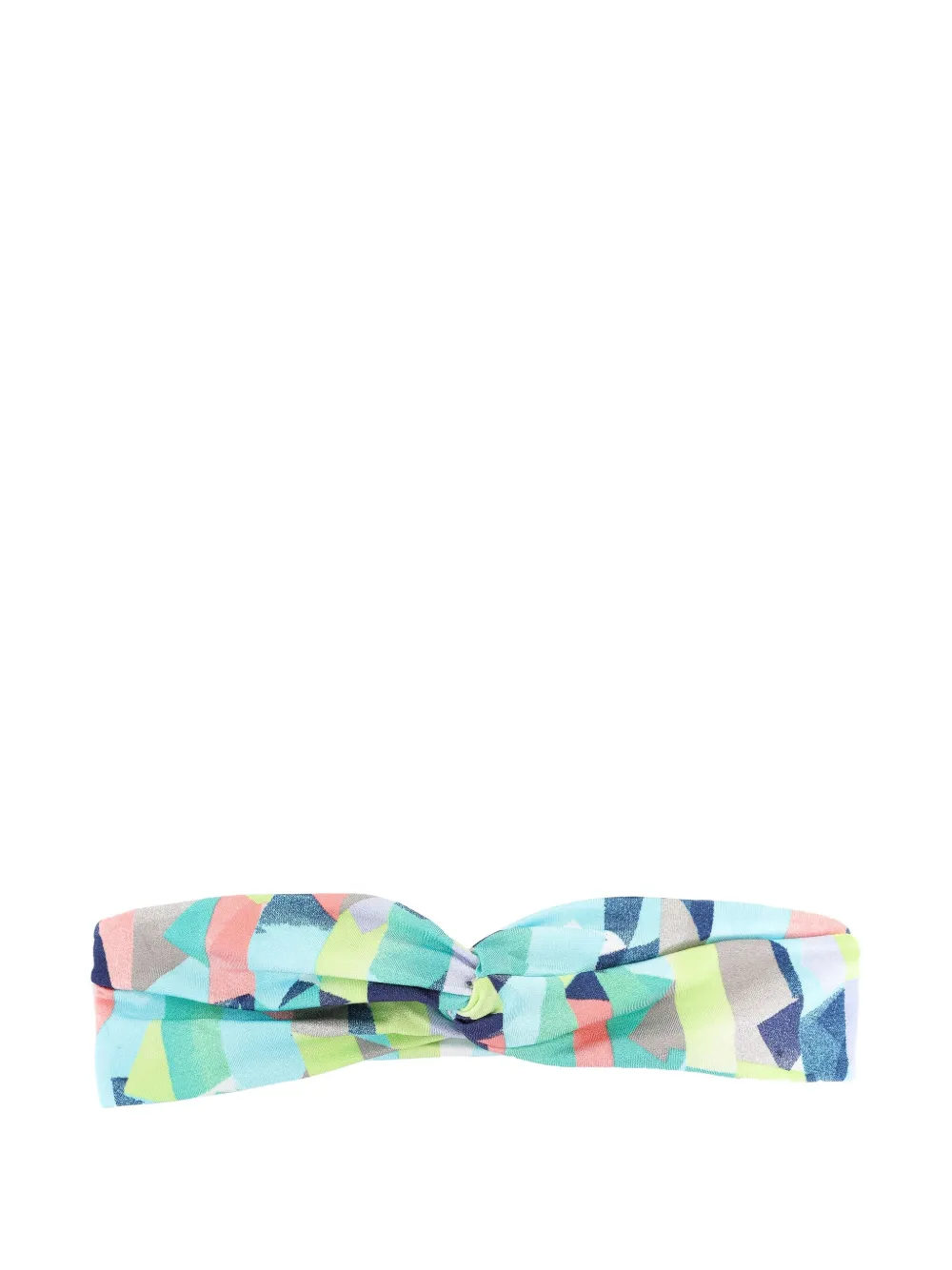 Lygia & Nanny Bethania Geometric-print Headband In Green