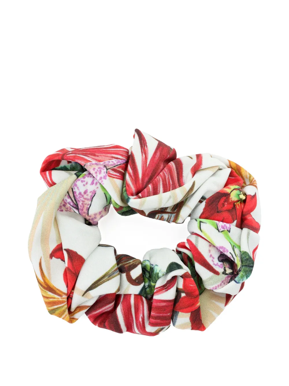 Lygia & Nanny Lola haarelastiek met bloemenprint Wit