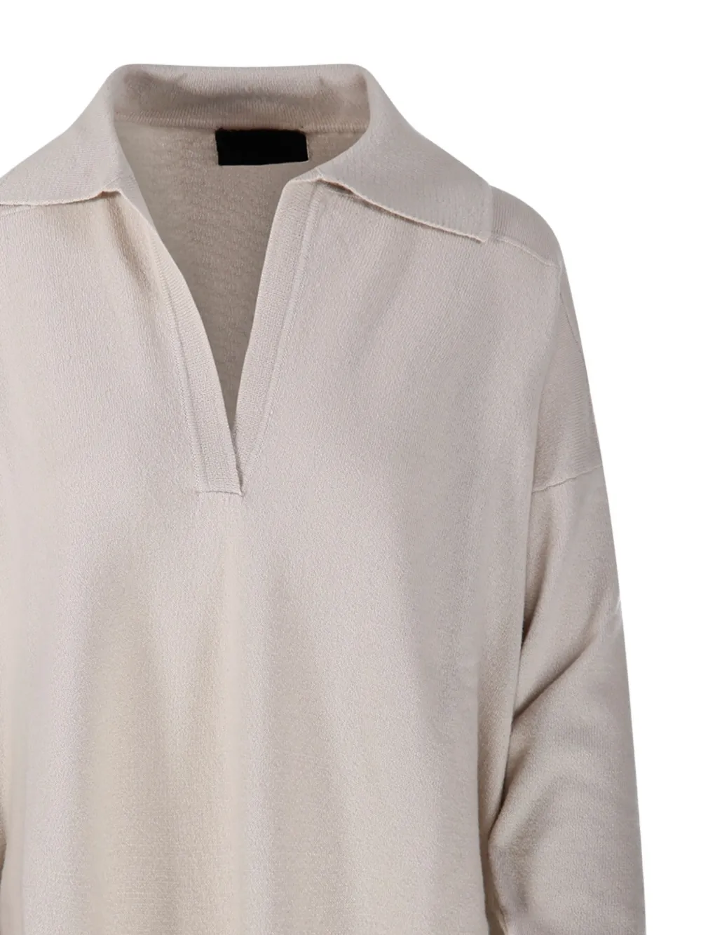 Roberto Collina Ribbed-hem Polo Top In White