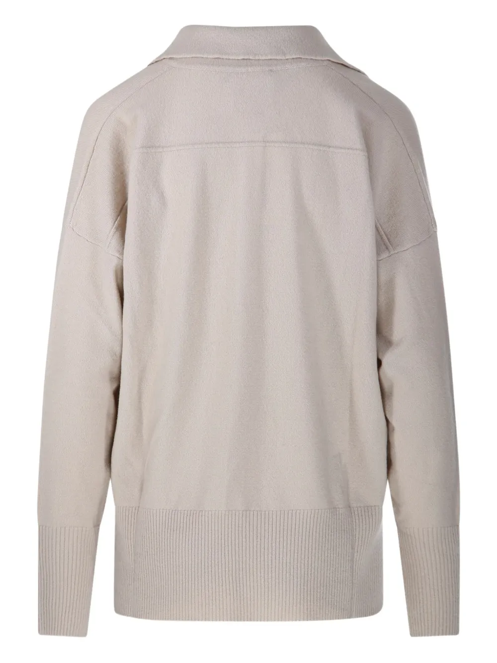 Roberto Collina Ribbed-hem Polo Top In White