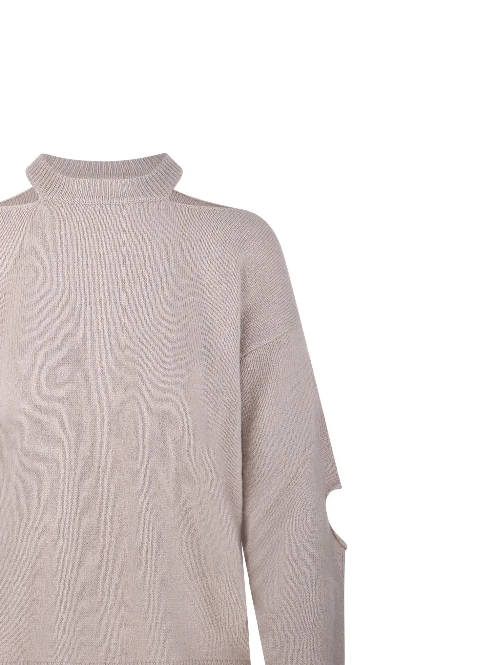 Federica Tosi Trui met uitgesneden details Beige