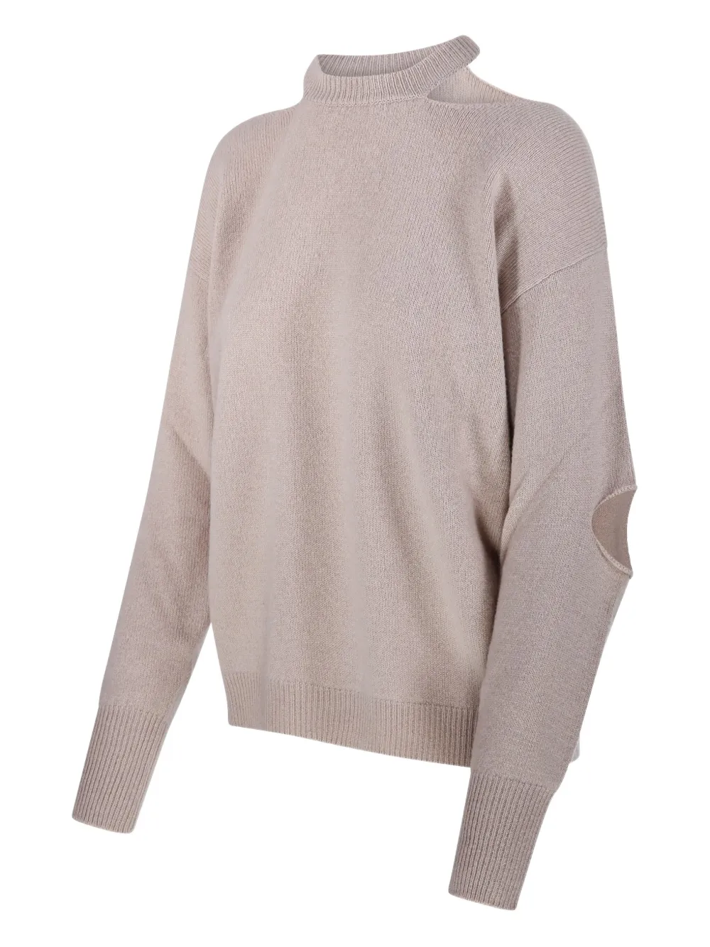 Federica Tosi Trui met uitgesneden details Beige