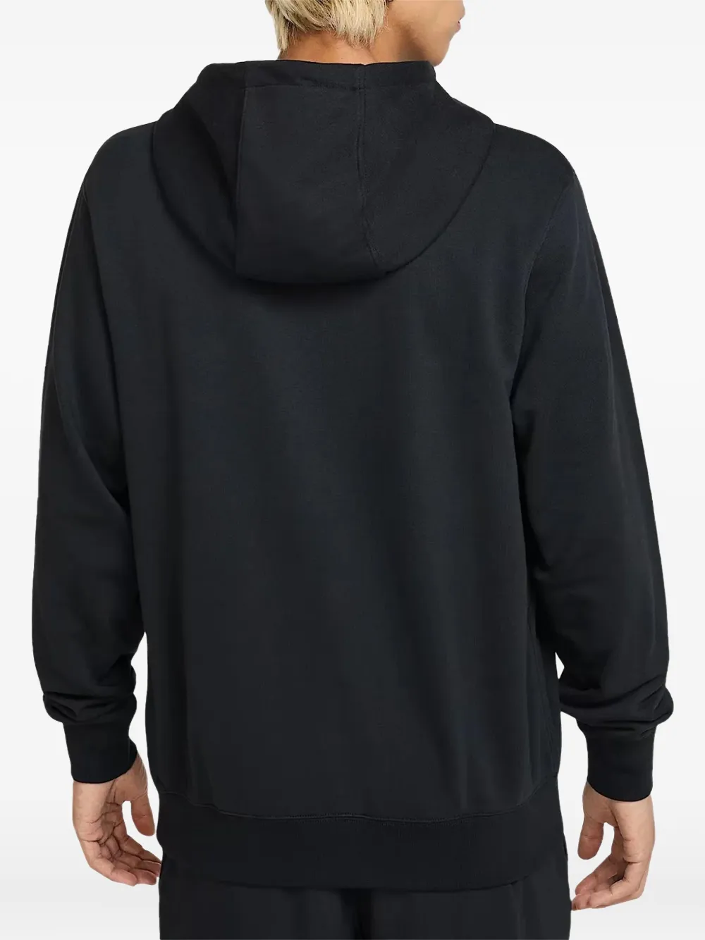 Nike graphic-print hoodie Zwart