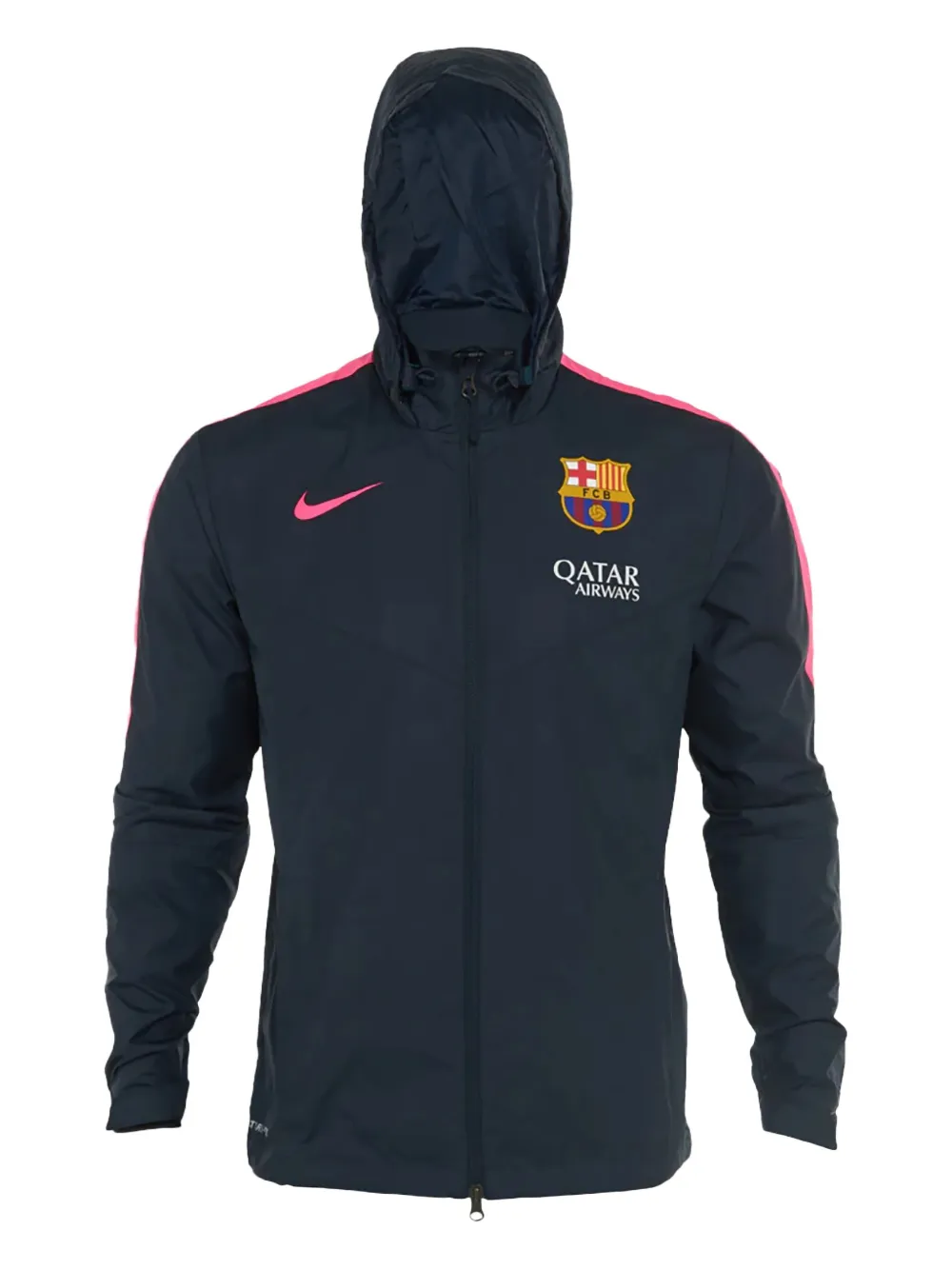 Nike Barcelona rain jacket Zwart