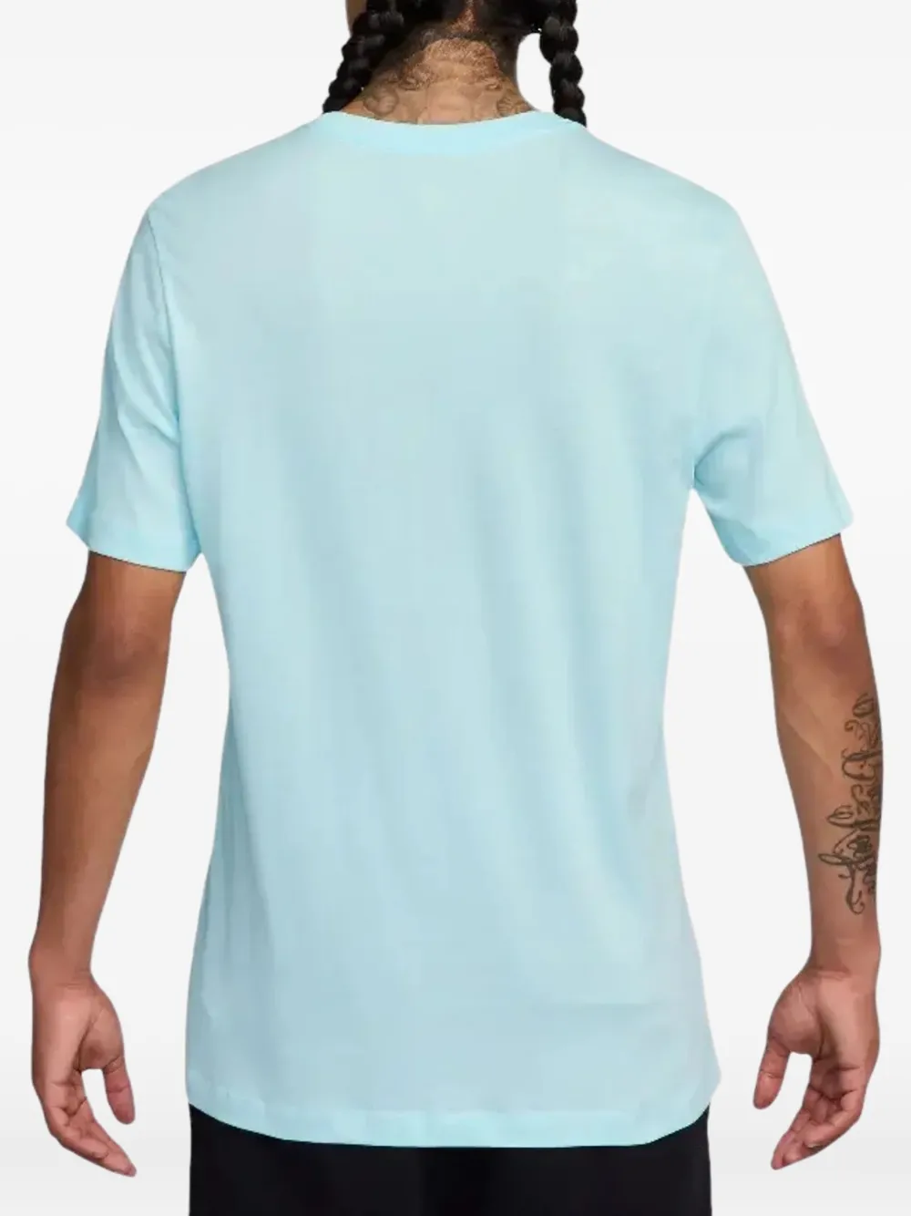 Nike graphic-print T-shirt Blauw
