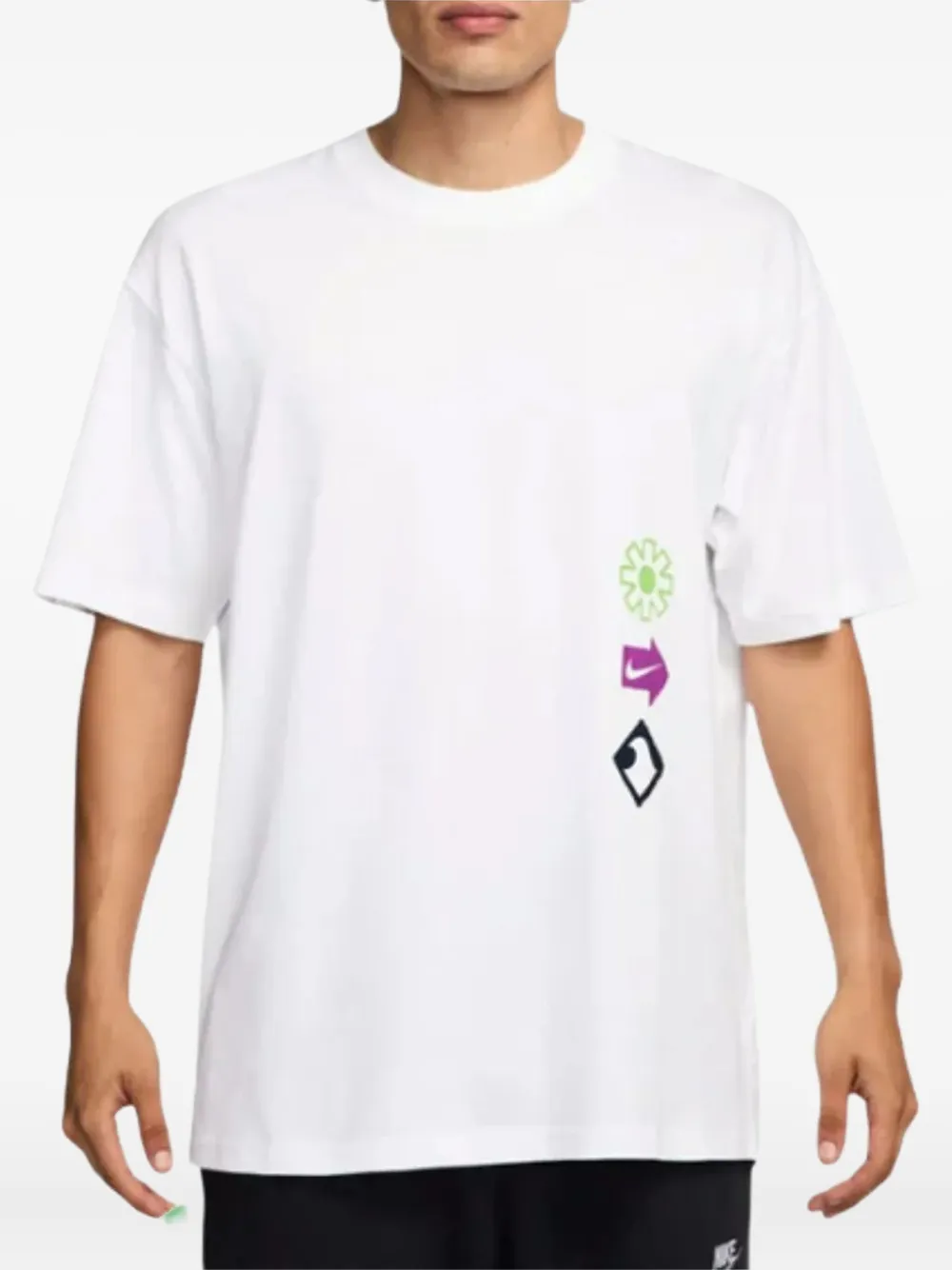 Nike Max90 graphic-print T-shirt Wit