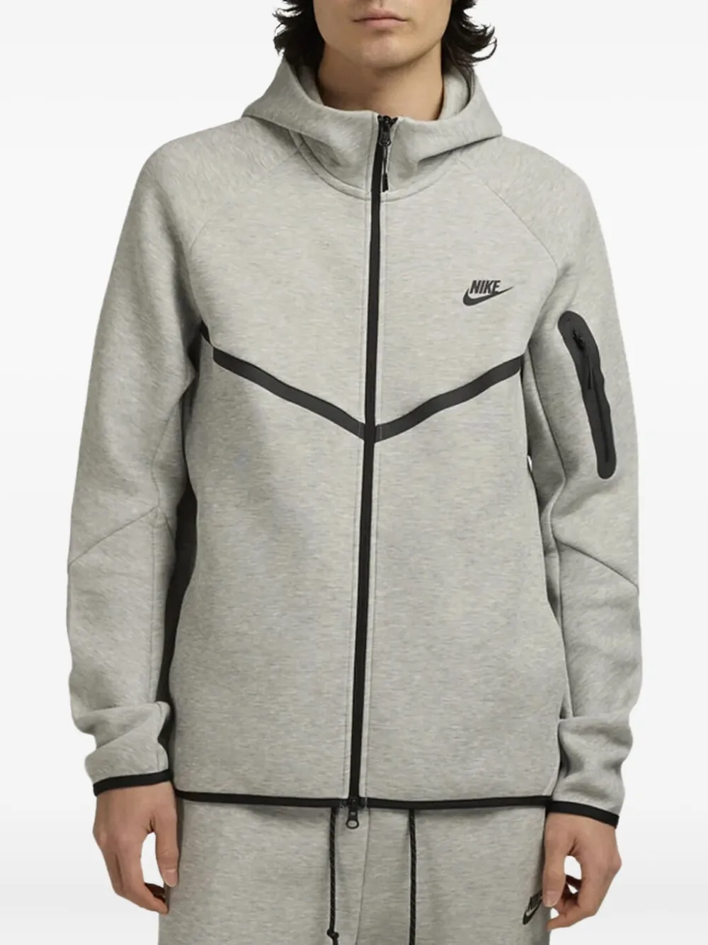 Nike full-zip tech hoodie Grijs