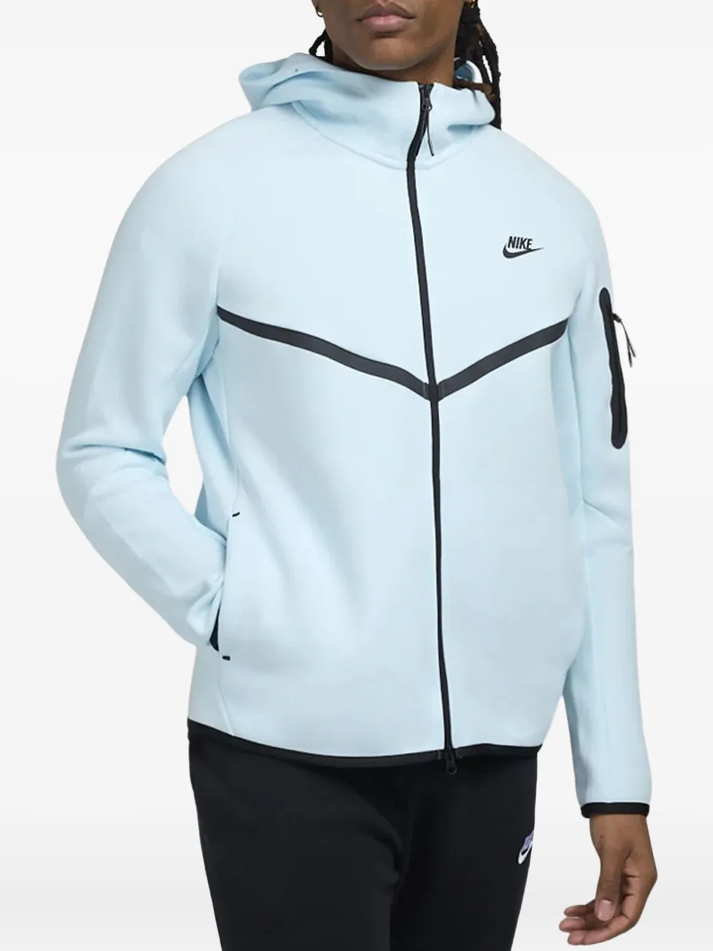 Nike Tech Fleece Windrunner zip-up hooded jacket Blauw