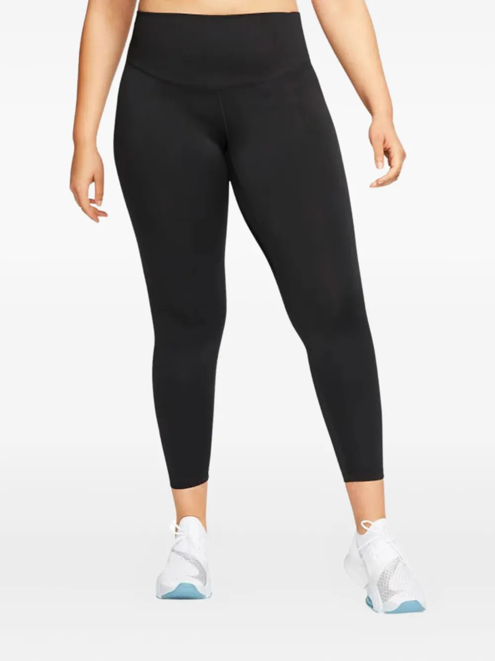 Nike One mid-rise leggings Zwart