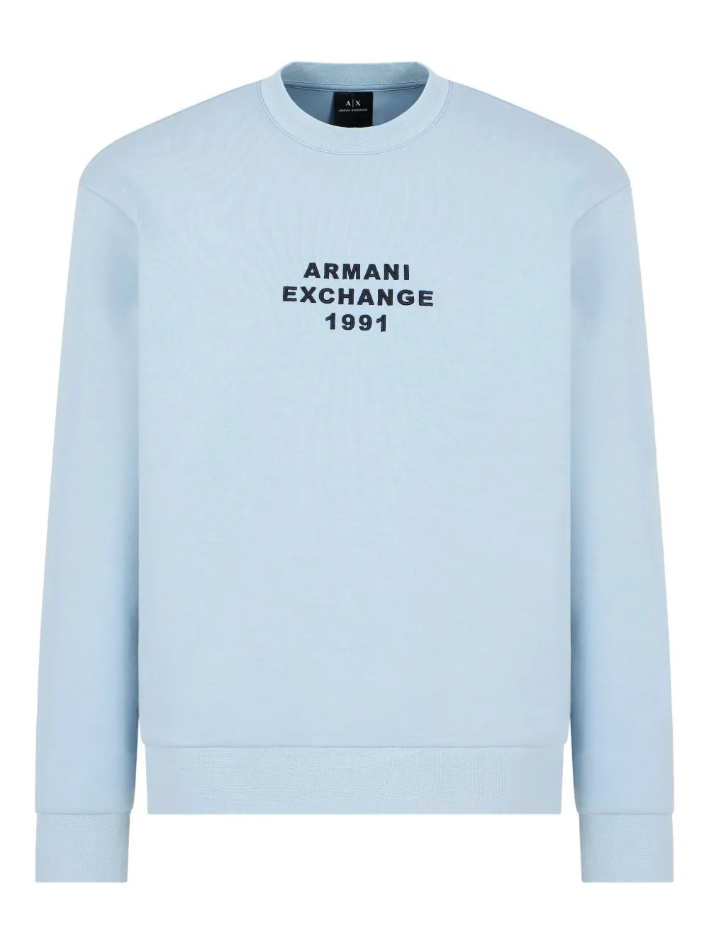 Armani Exchange ロゴ スウェットシャツ - ブルー Armani Exchange ロゴ スウェットシャツ - ブルー