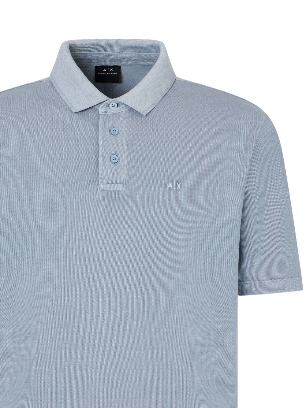 Armani Exchange logo-detail cotton polo shirt | Image 2