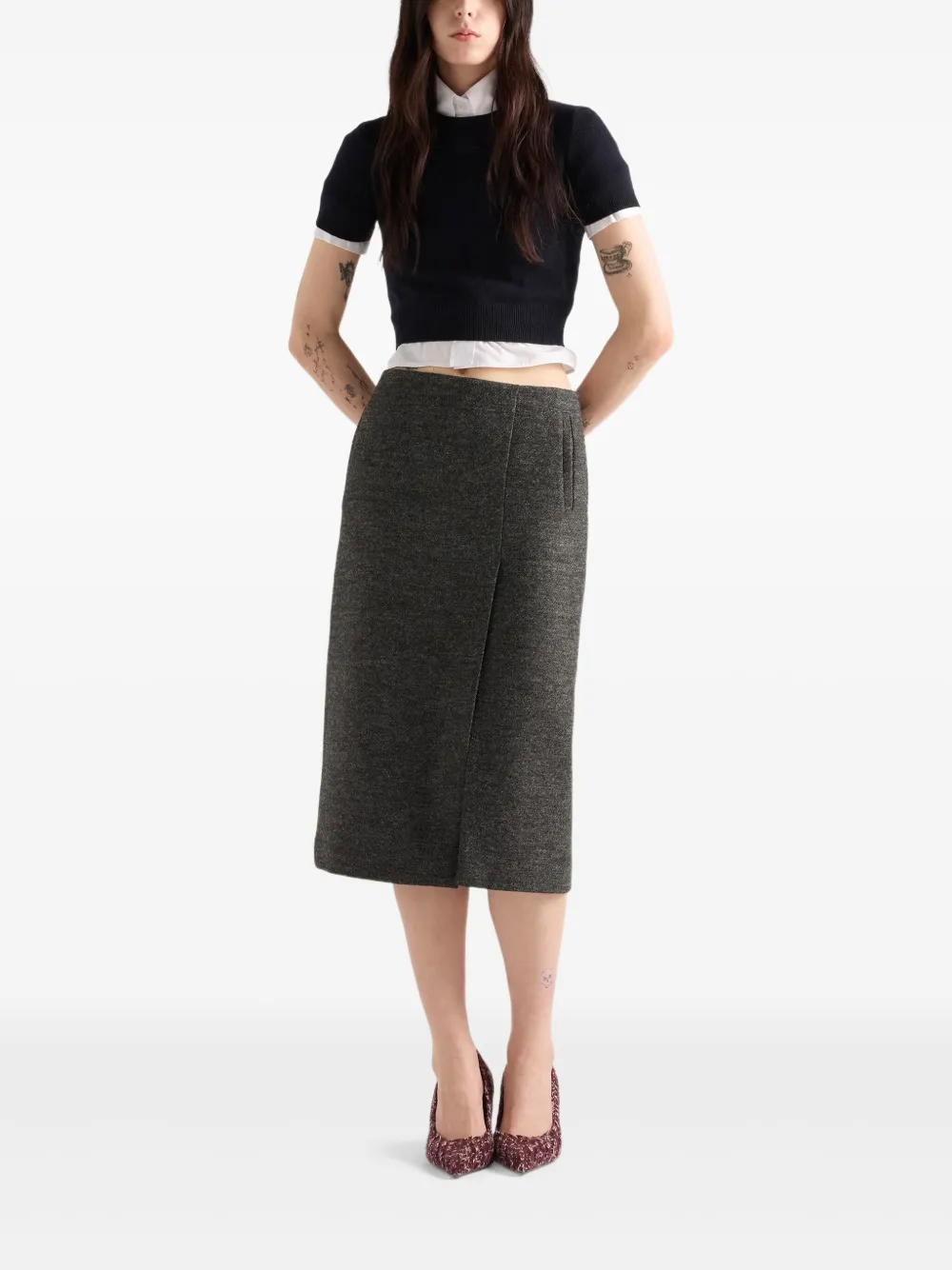 Prada short-sleeve crew-neck sweater | T-Shirts & Jersey Shirts | Image 2