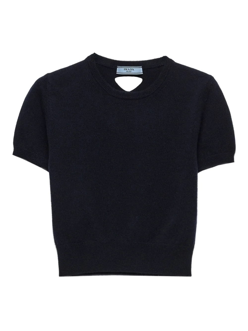 Prada short-sleeve crew-neck sweater | Blue | Image 1