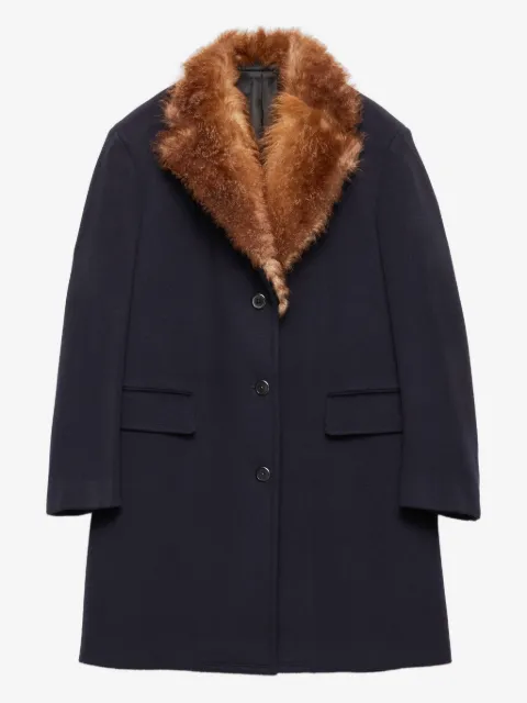 Prada single-breasted cloth coat