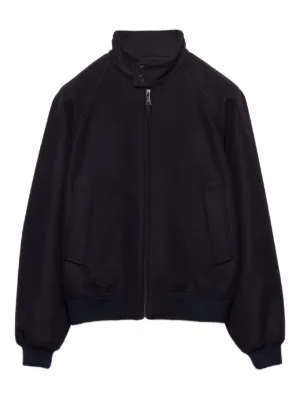 PRADA(プラダ) メンズ　ボンバージャケット　XSサイズ Prada プラダ ジップアップ ボンバージャケット | ブラック