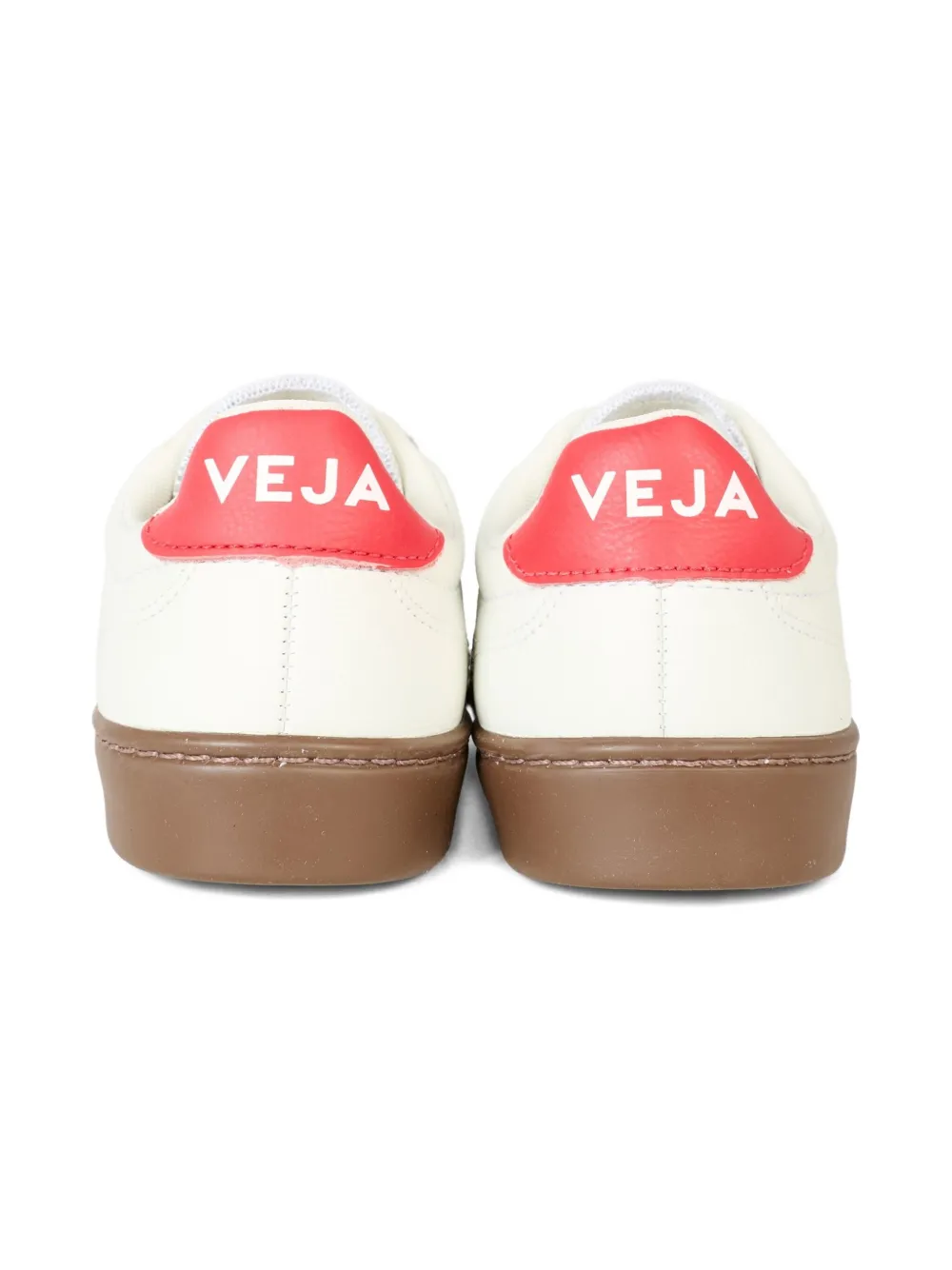 VEJA Kids Leren sneakers met logodetail Wit