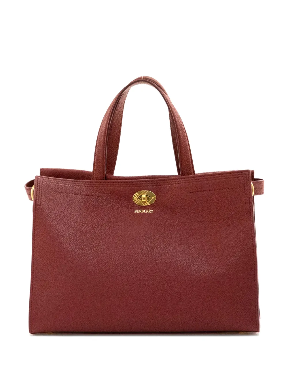 Burberry Shopper met logo Rood