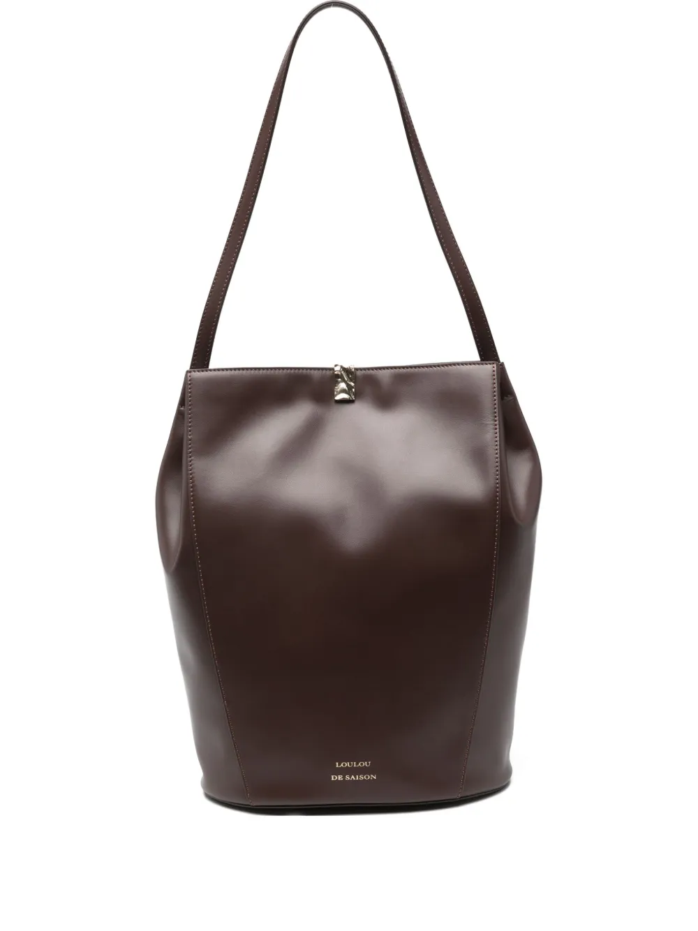 Loulou De Saison Shoulder-strap Bucket Bag In Brown