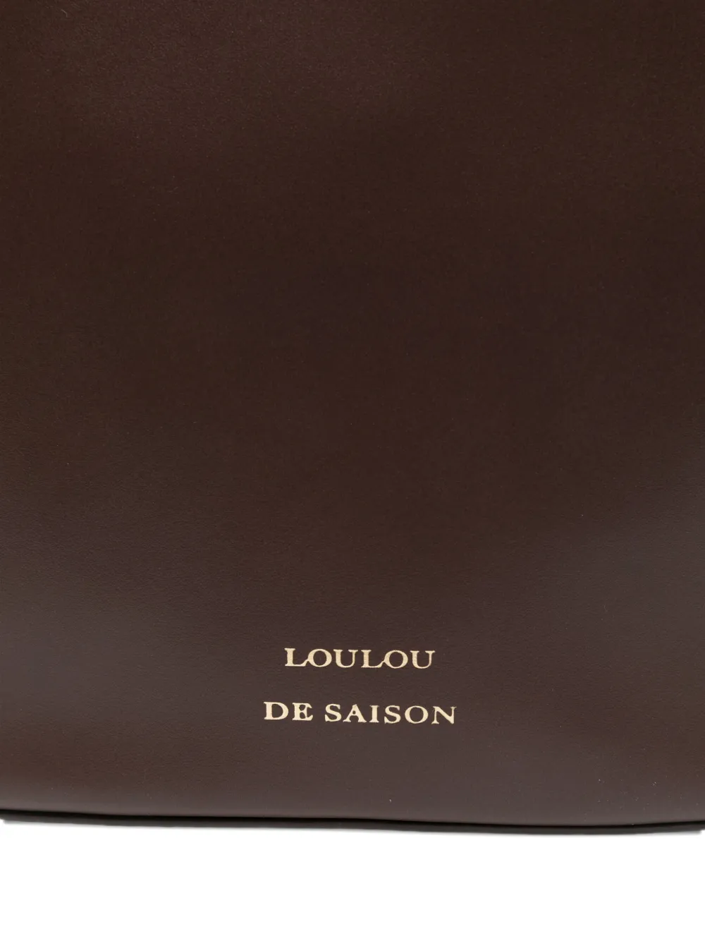 Loulou De Saison Shoulder-strap Bucket Bag In Brown